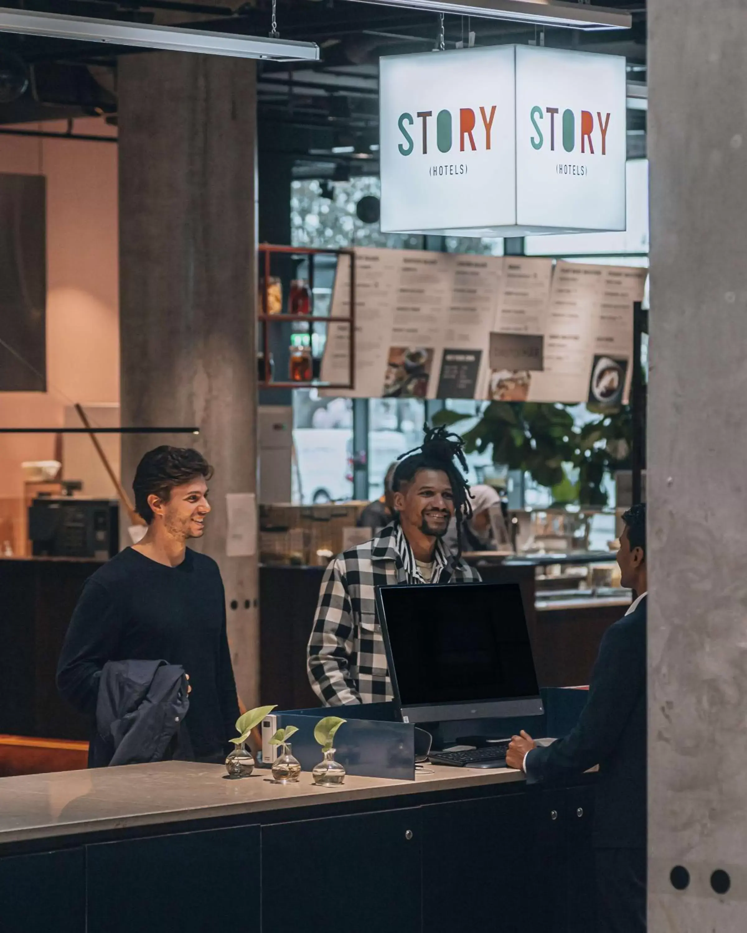 Lobby or reception in Story Hotel Studio Malmo, part of JdV by Hyatt