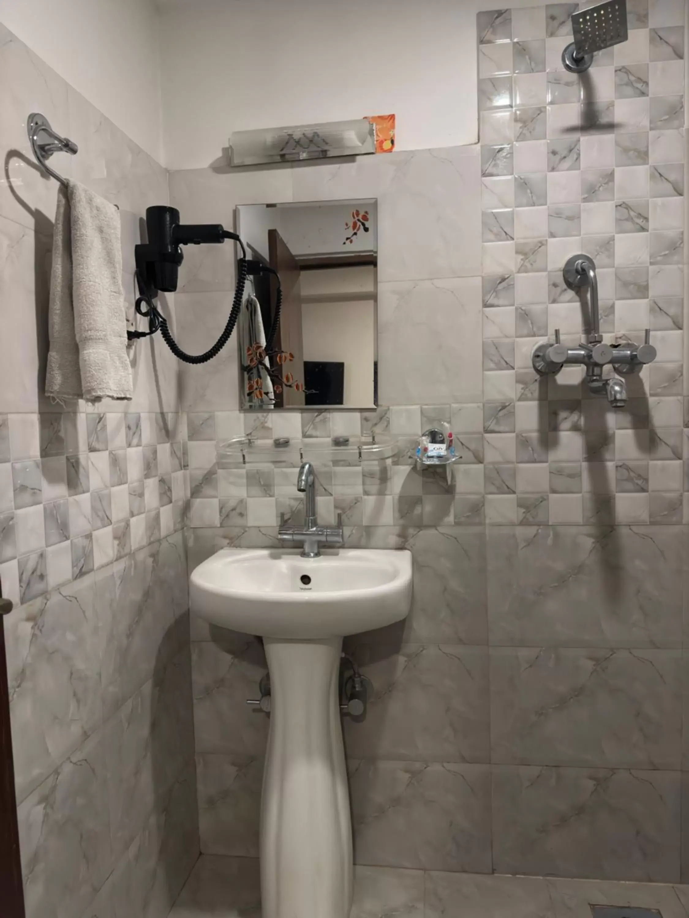 Shower, Bathroom in Hotel Everest Nepal
