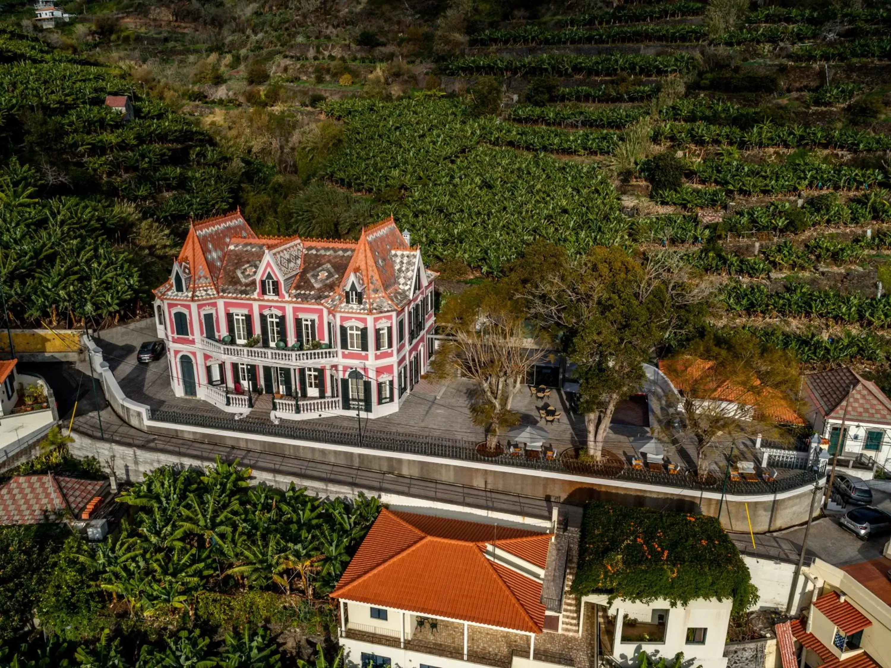 Bird's eye view, Bird's-eye View in 1905 Zino's Palace