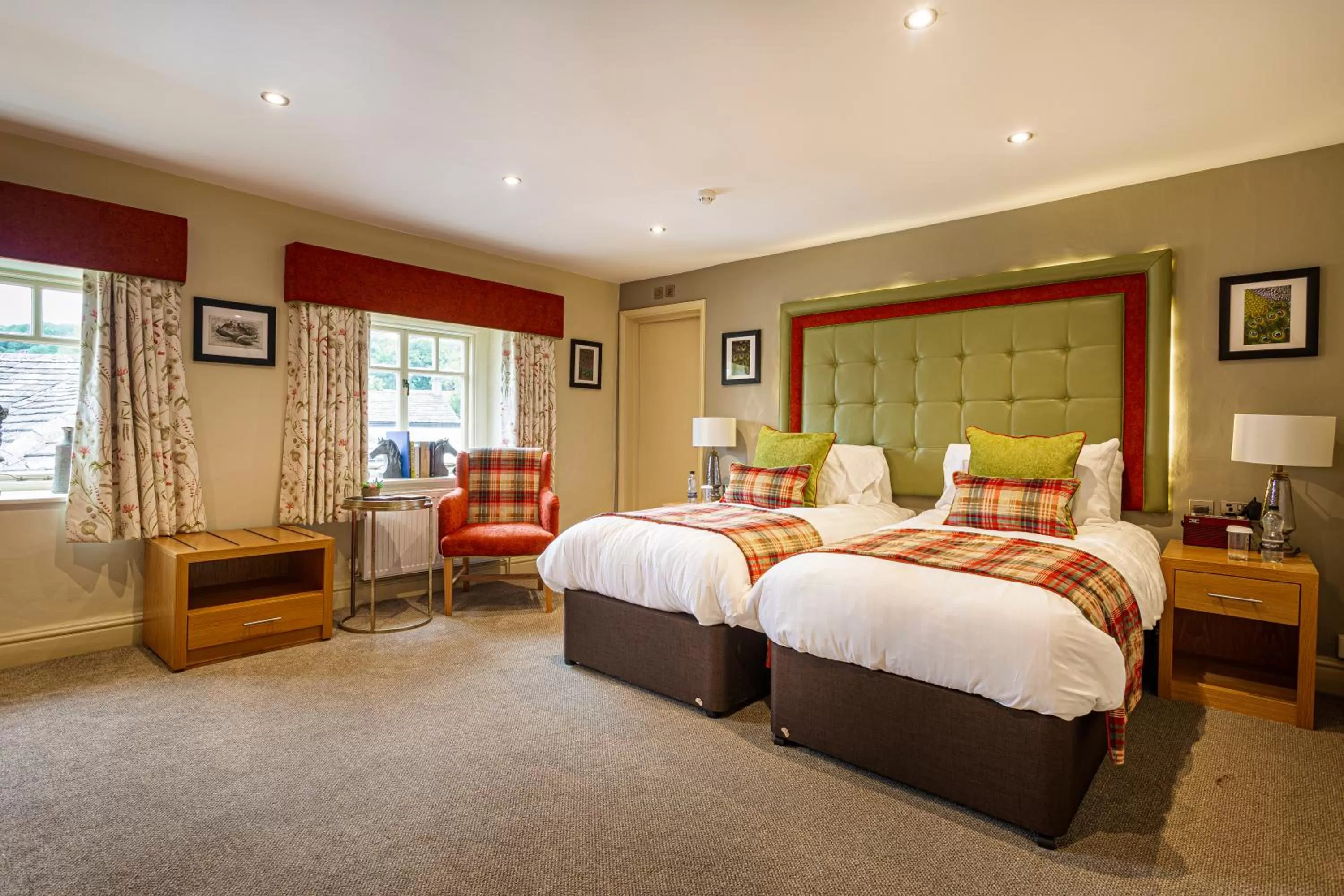 Bedroom, Bed in The Rutland Arms Hotel, Bakewell, Derbyshire - The Coaching Inn Group
