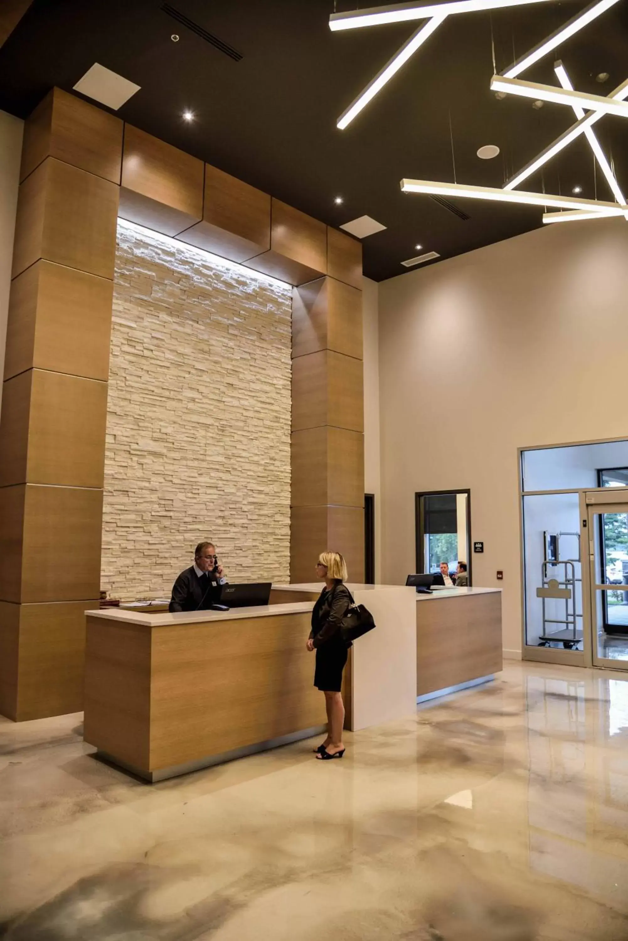 Lobby or reception, Lobby/Reception in Complexe La cache du Lac Champlain