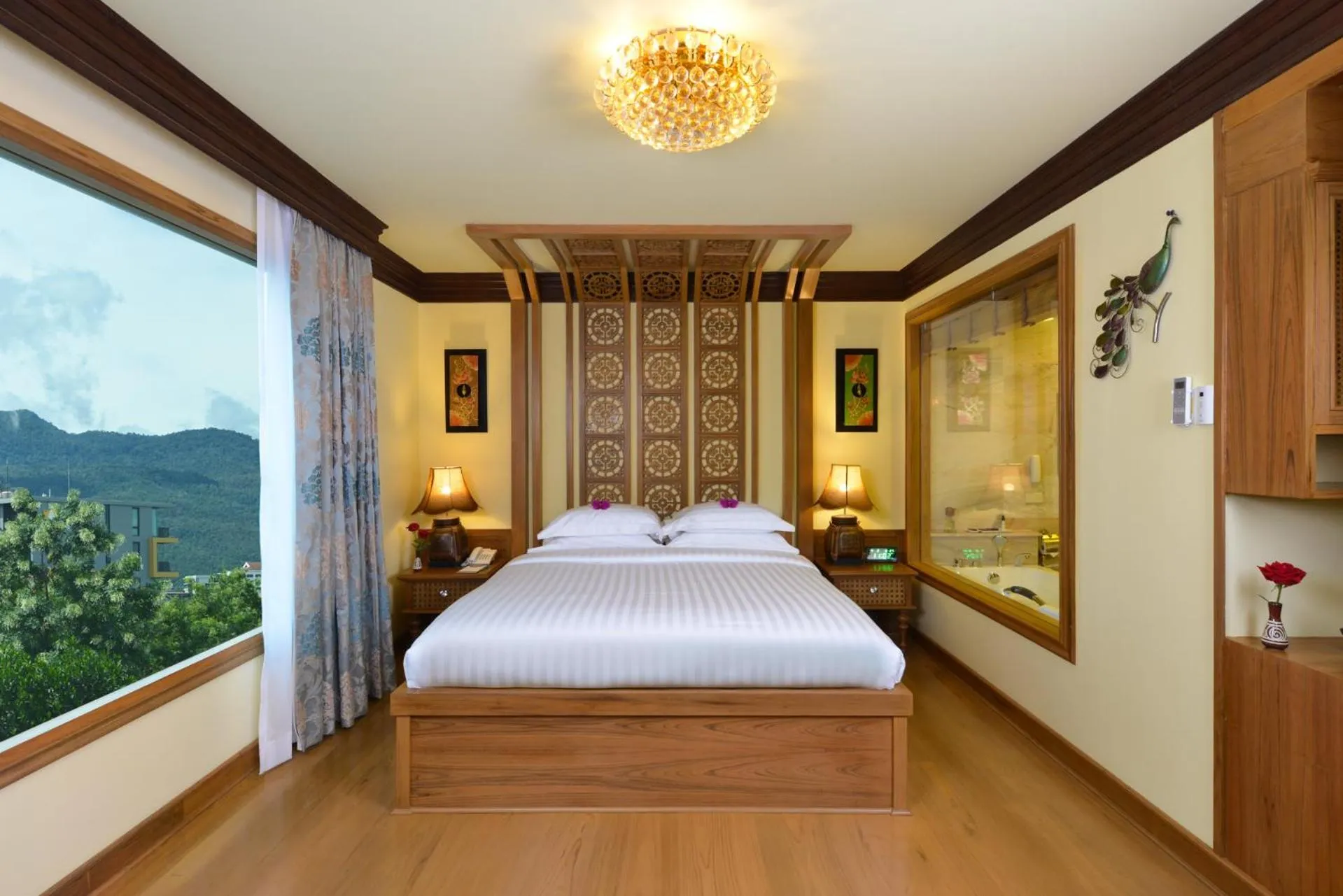 Photo of the whole room, Bed in Peak Nimman Prestige Hotel