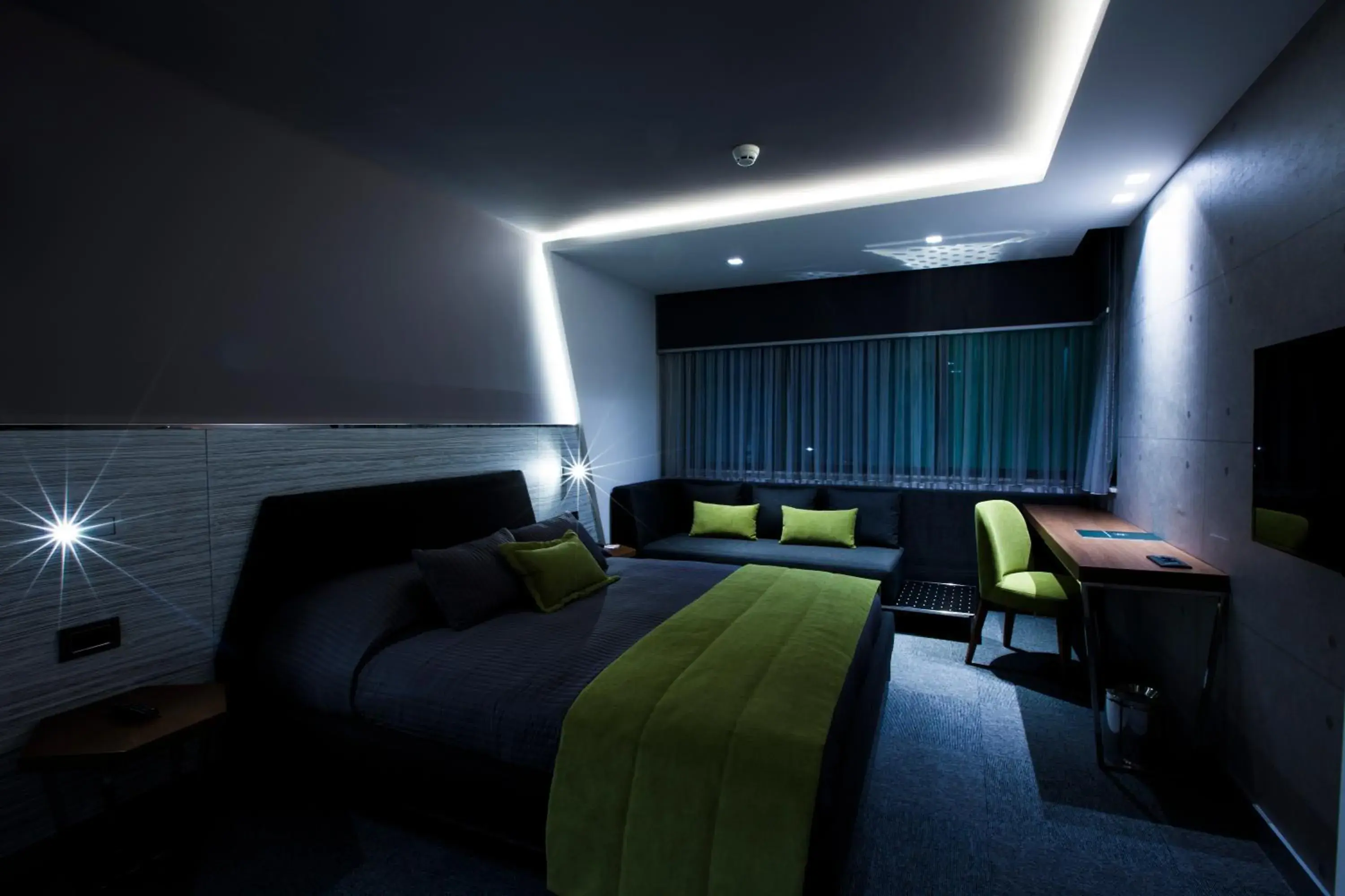 Night, Bed in Zeniva Hotel