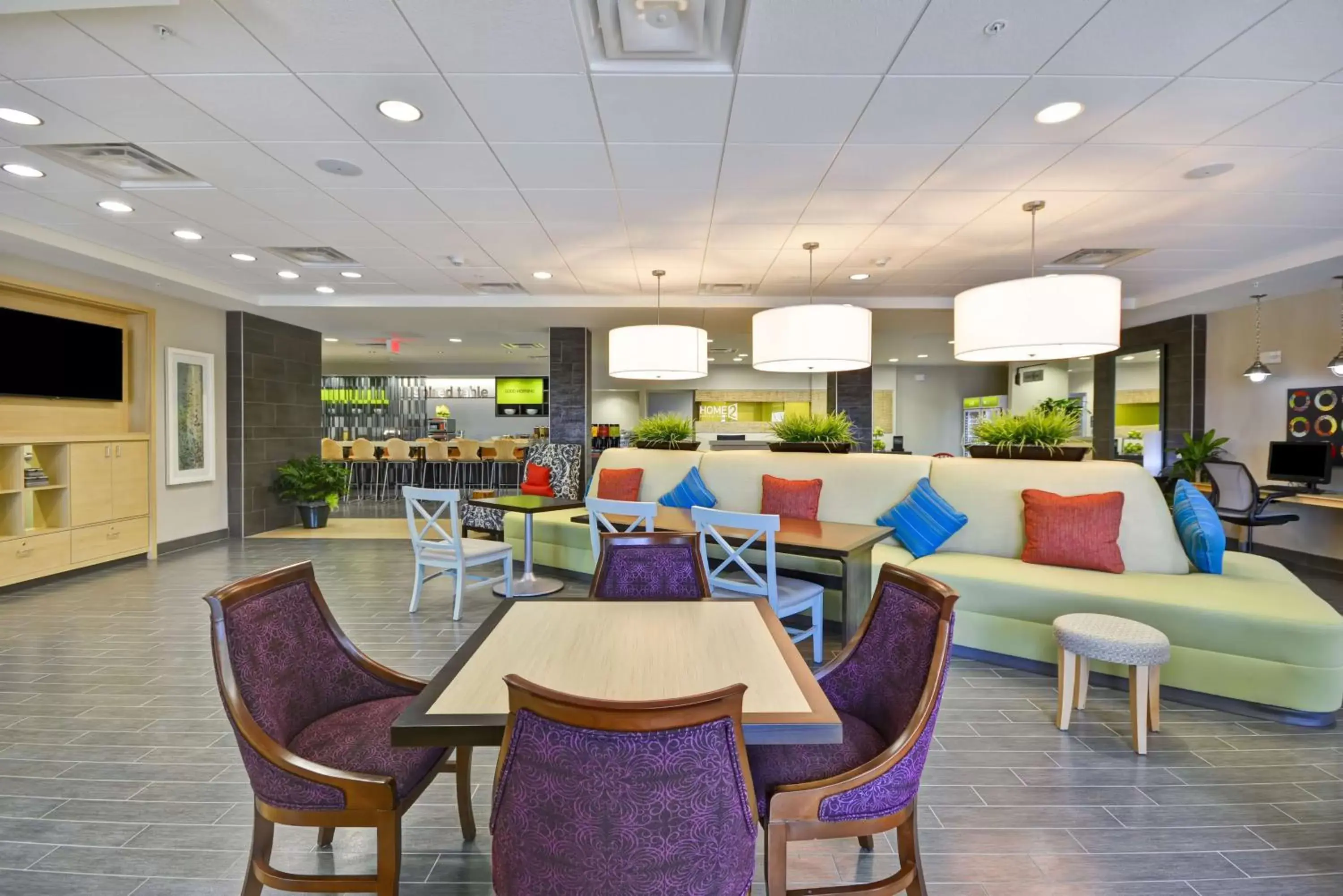 Lobby or reception in Home2 Suites By Hilton Decatur Ingalls Harbor