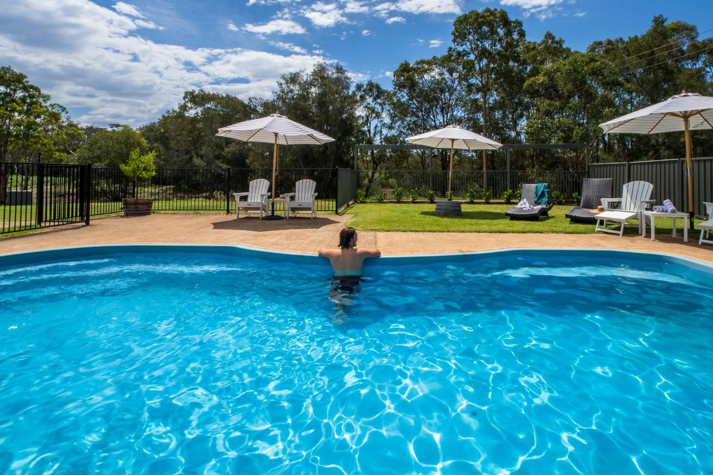 Swimming pool in Hermitage Lodge