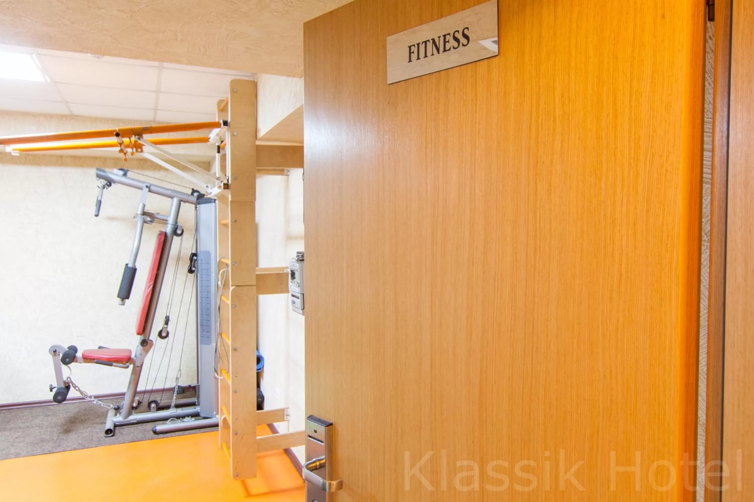 Fitness centre/facilities in Klassik Hotel