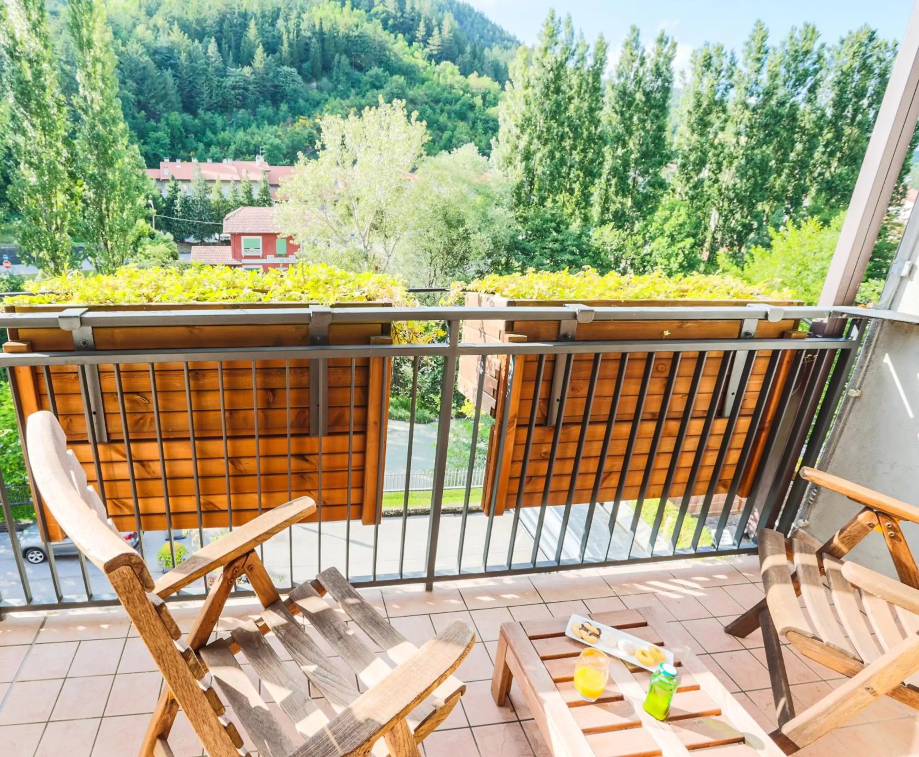 Balcony/Terrace in Ròseo Euroterme Wellness Resort