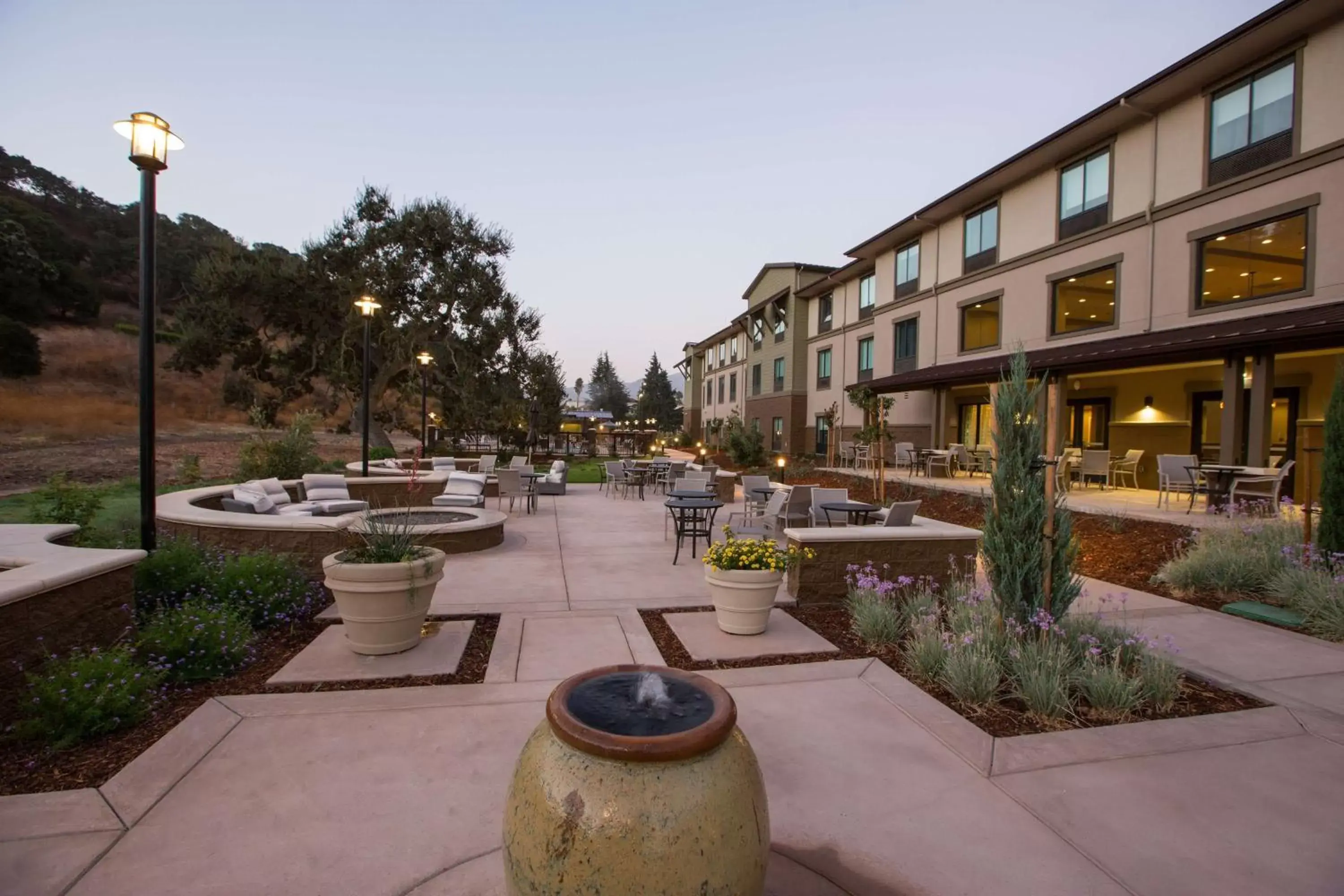 Patio in Hampton Inn & Suites Buellton/Santa Ynez Valley, Ca