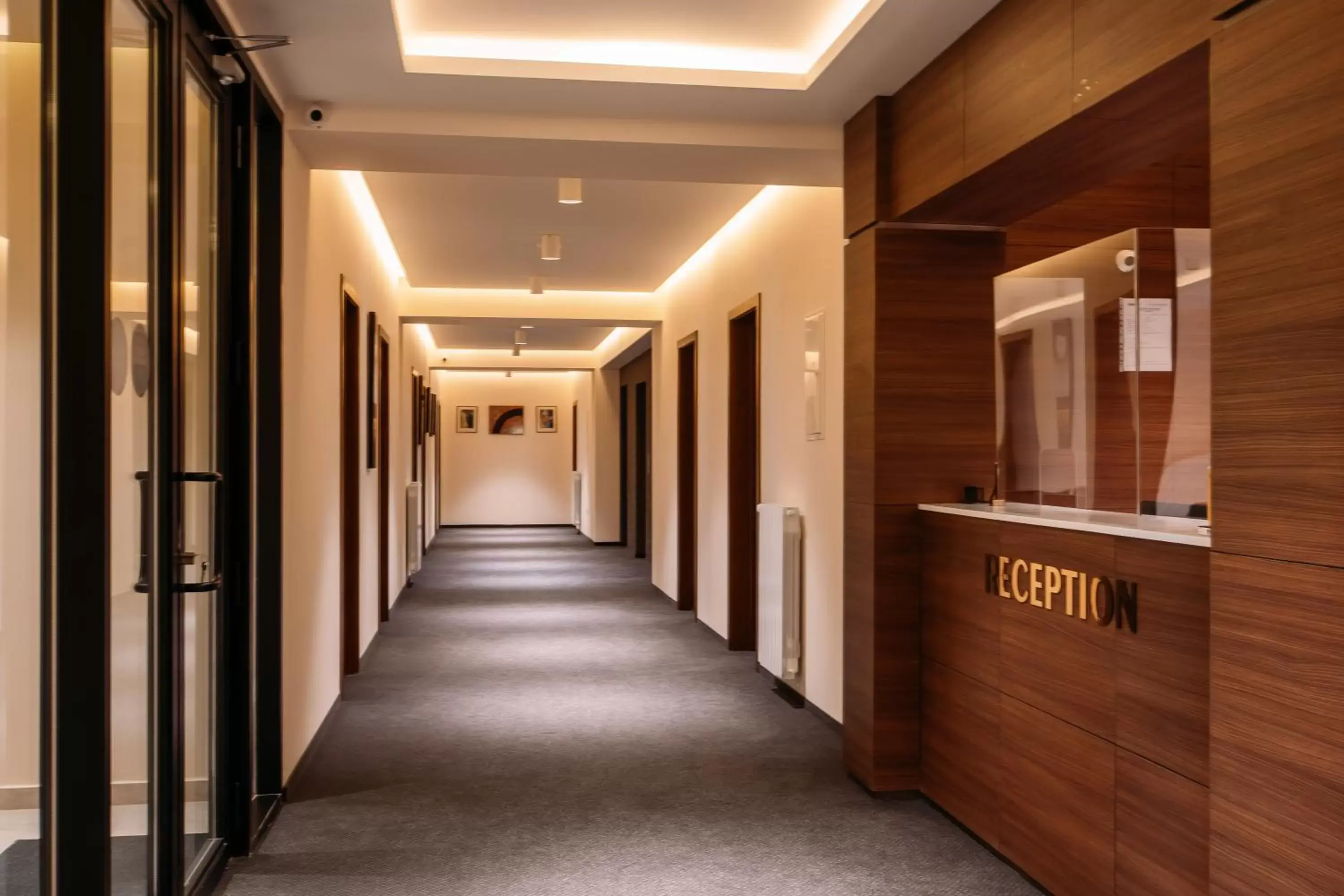 Lobby or reception in Hotel Parma Lobby or reception in Hotel Parma