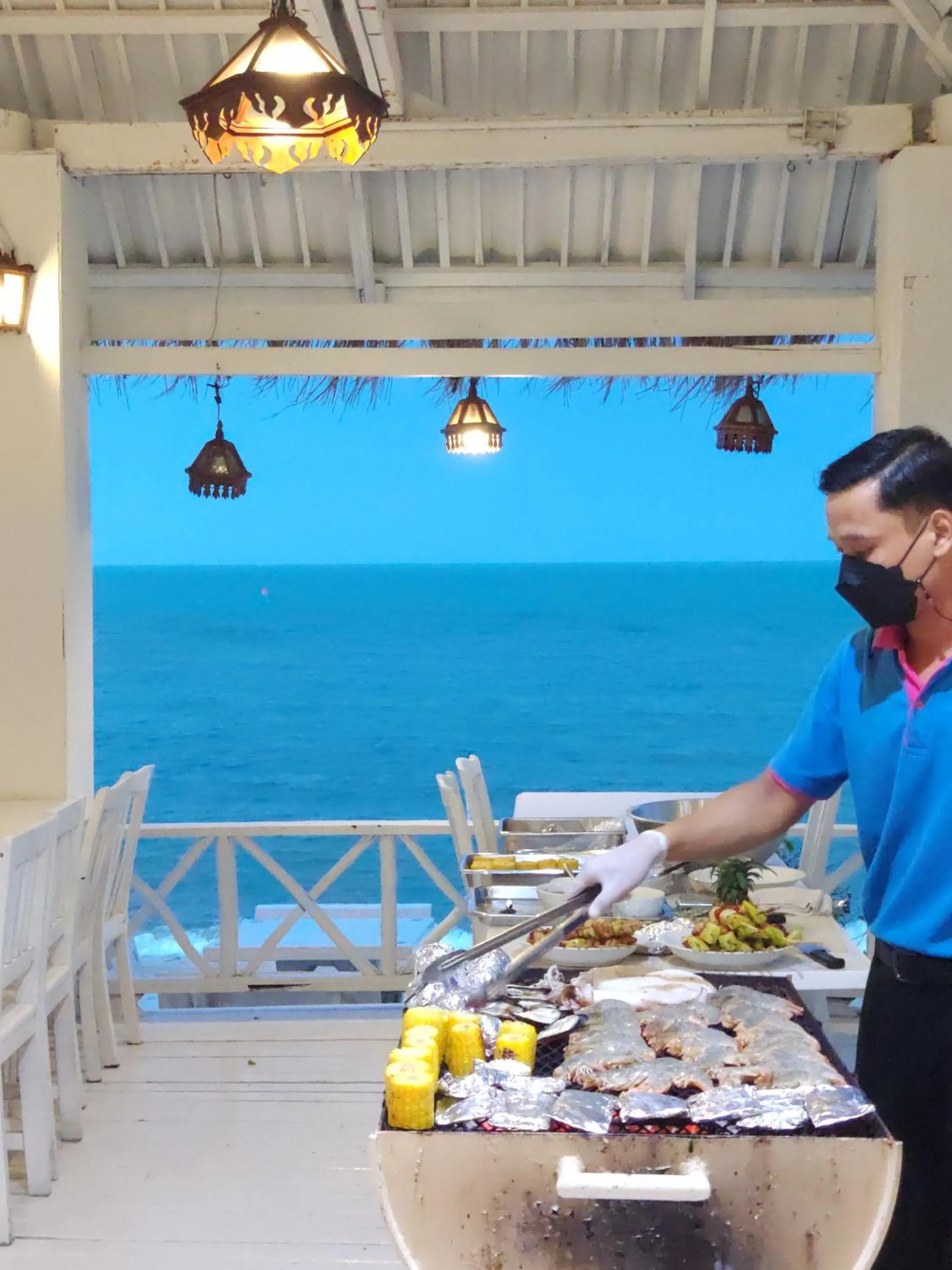 BBQ facilities in Sand Sea Beach Resort