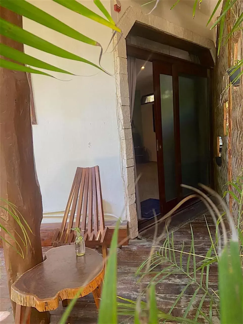 Patio in Playa Canek Beachfront Eco Hotel