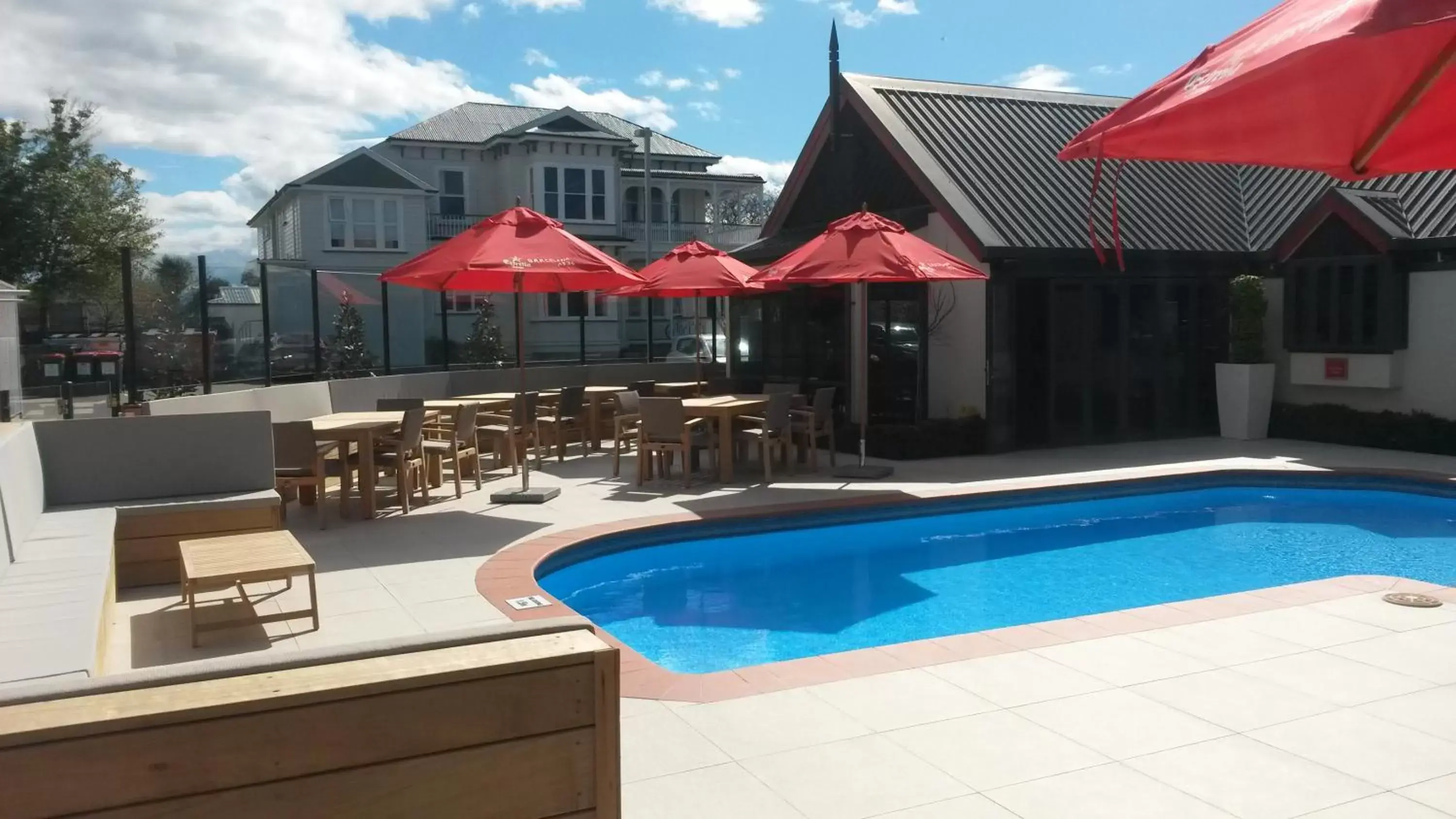 Swimming pool, Property Building in Chateau Marlborough Hotel