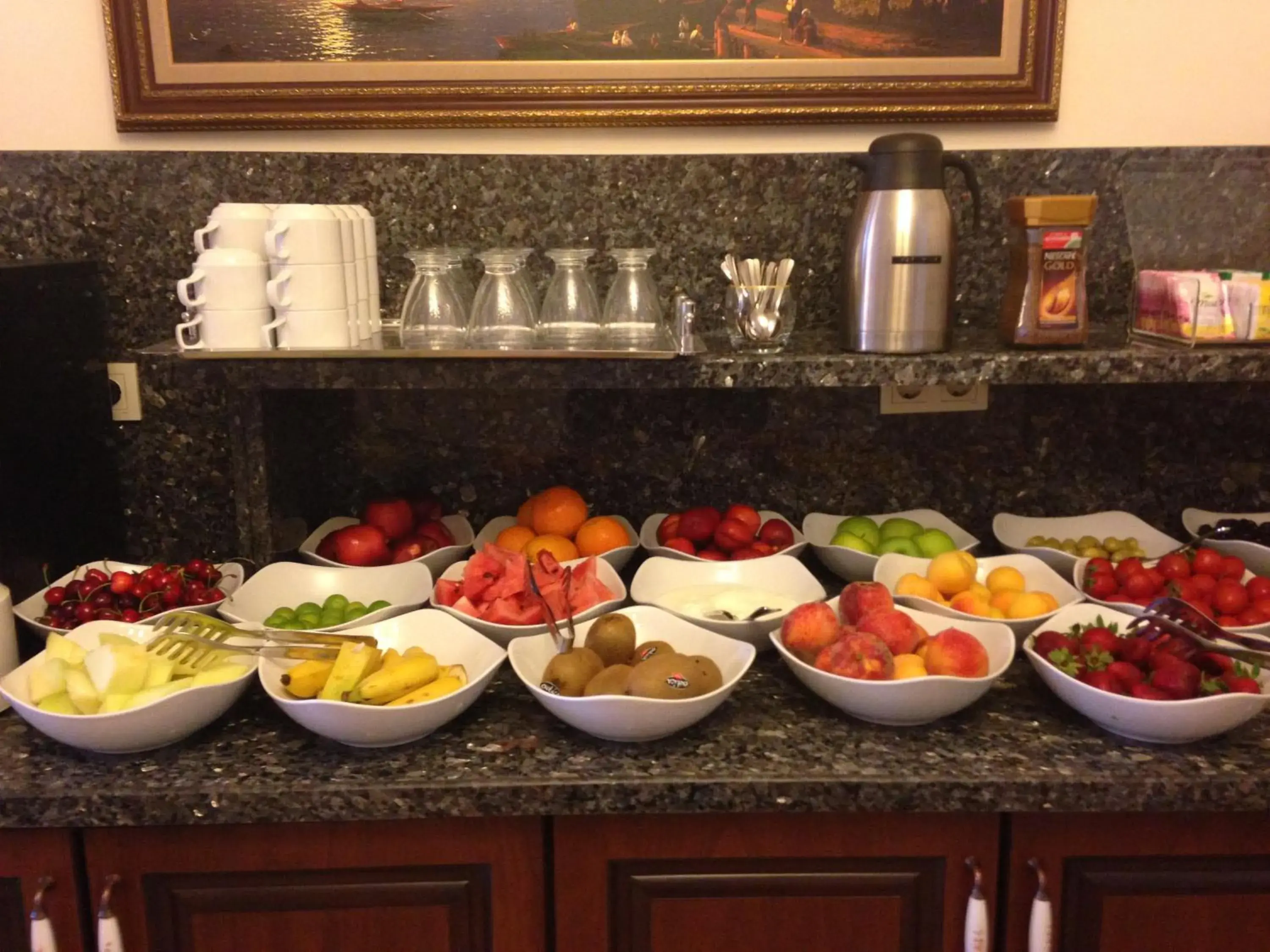 Buffet breakfast in Sultan Palace Hotel