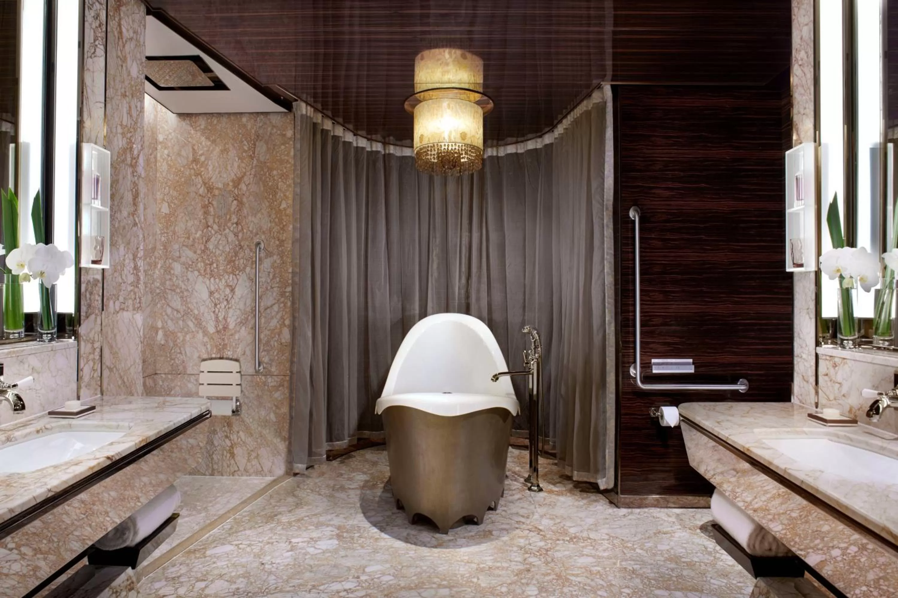 Bathroom in The Ritz-Carlton Shanghai, Pudong