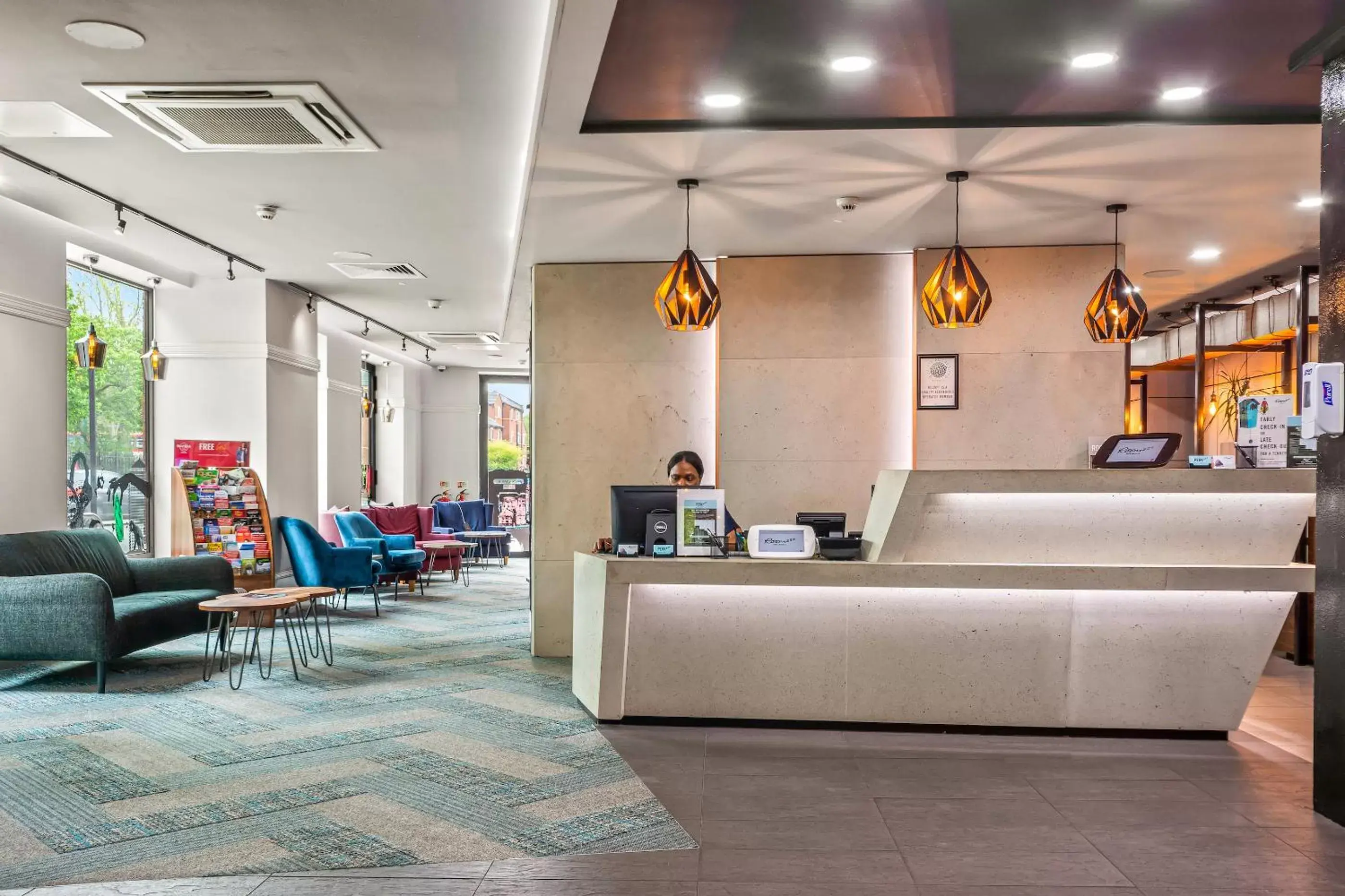 Lobby or reception in Roomzzz London Stratford Lobby or reception in Roomzzz London Stratford