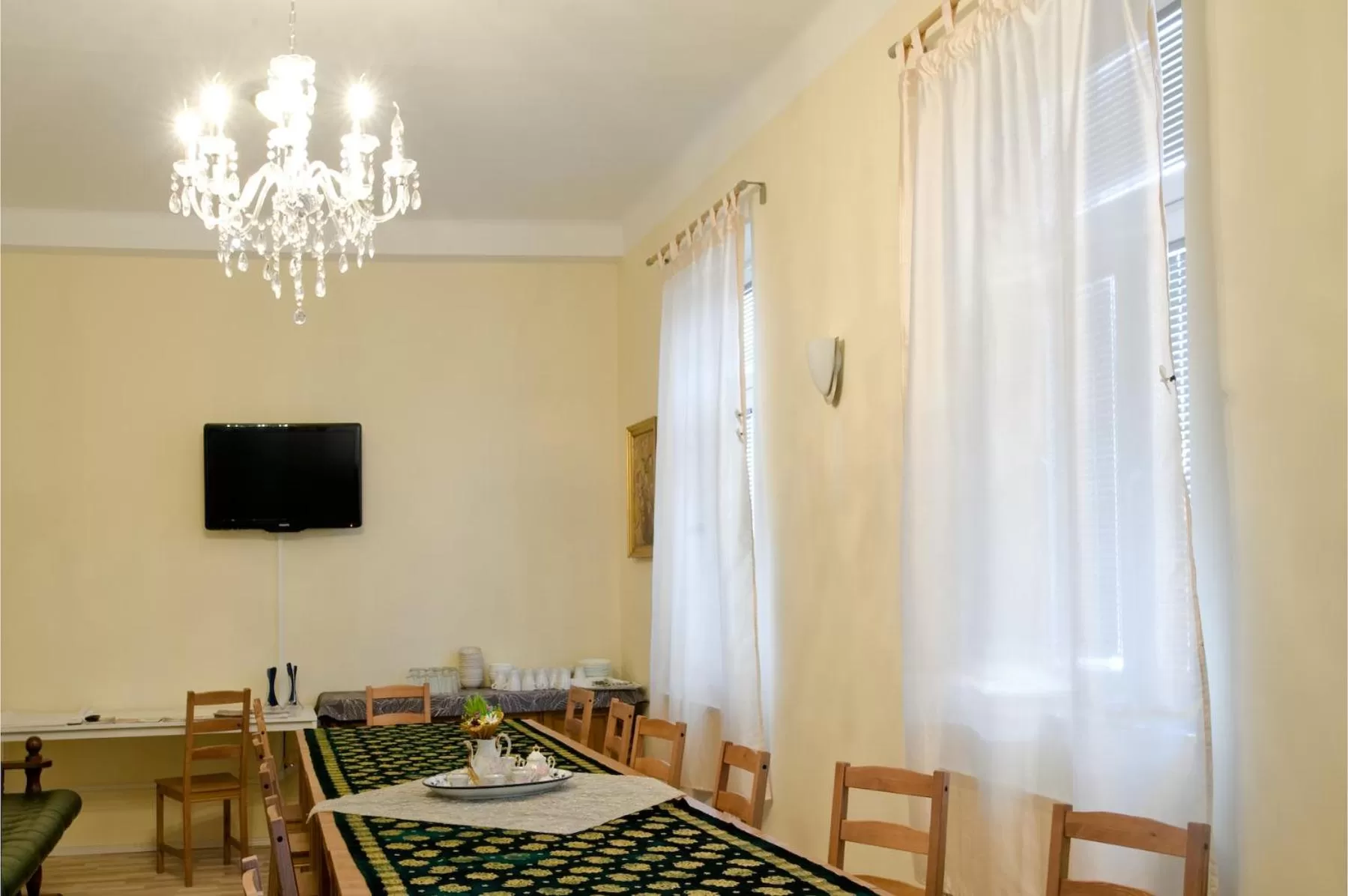 Lobby or reception in Hostel Sonce