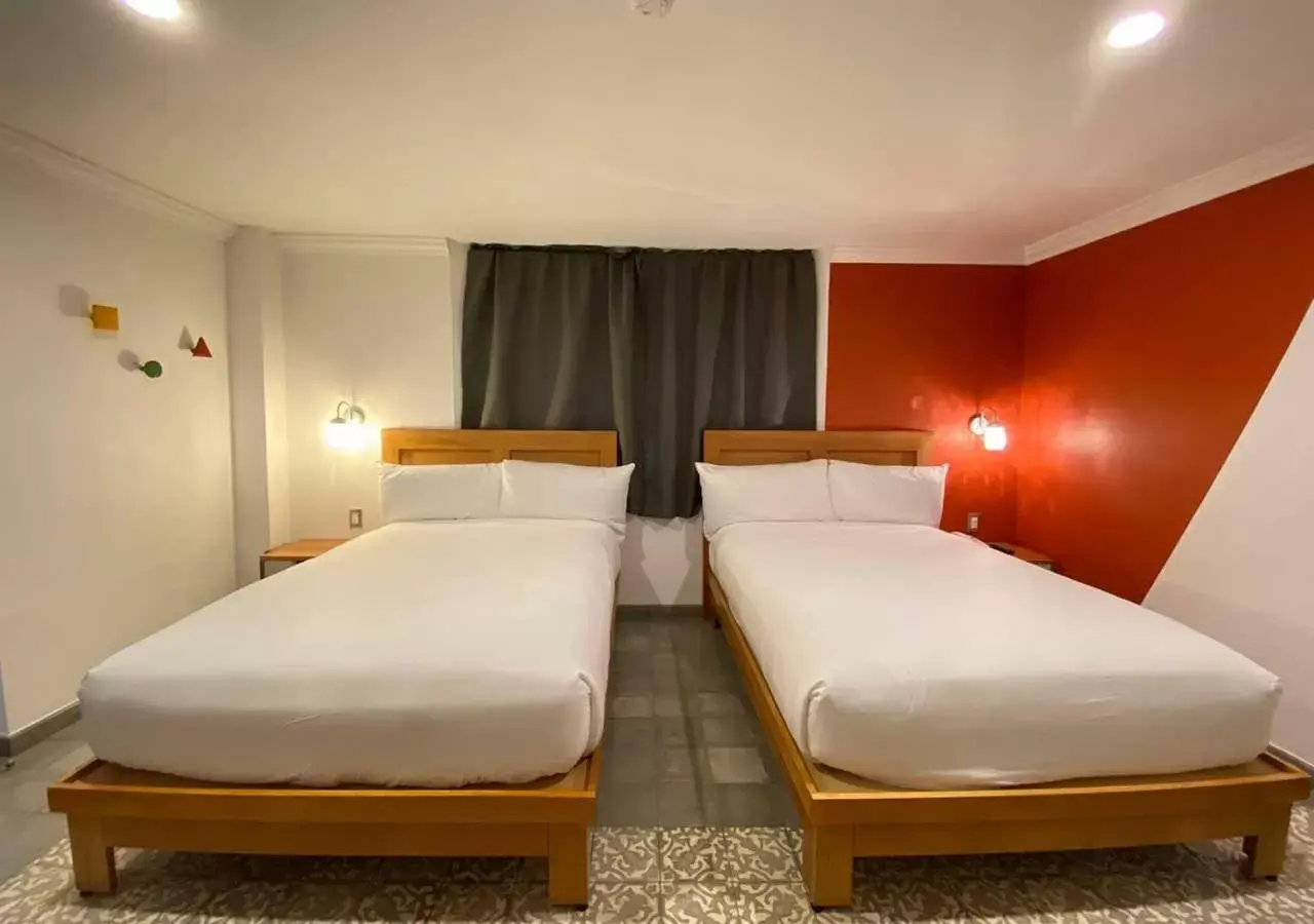 Bed in Hotel MX condesa