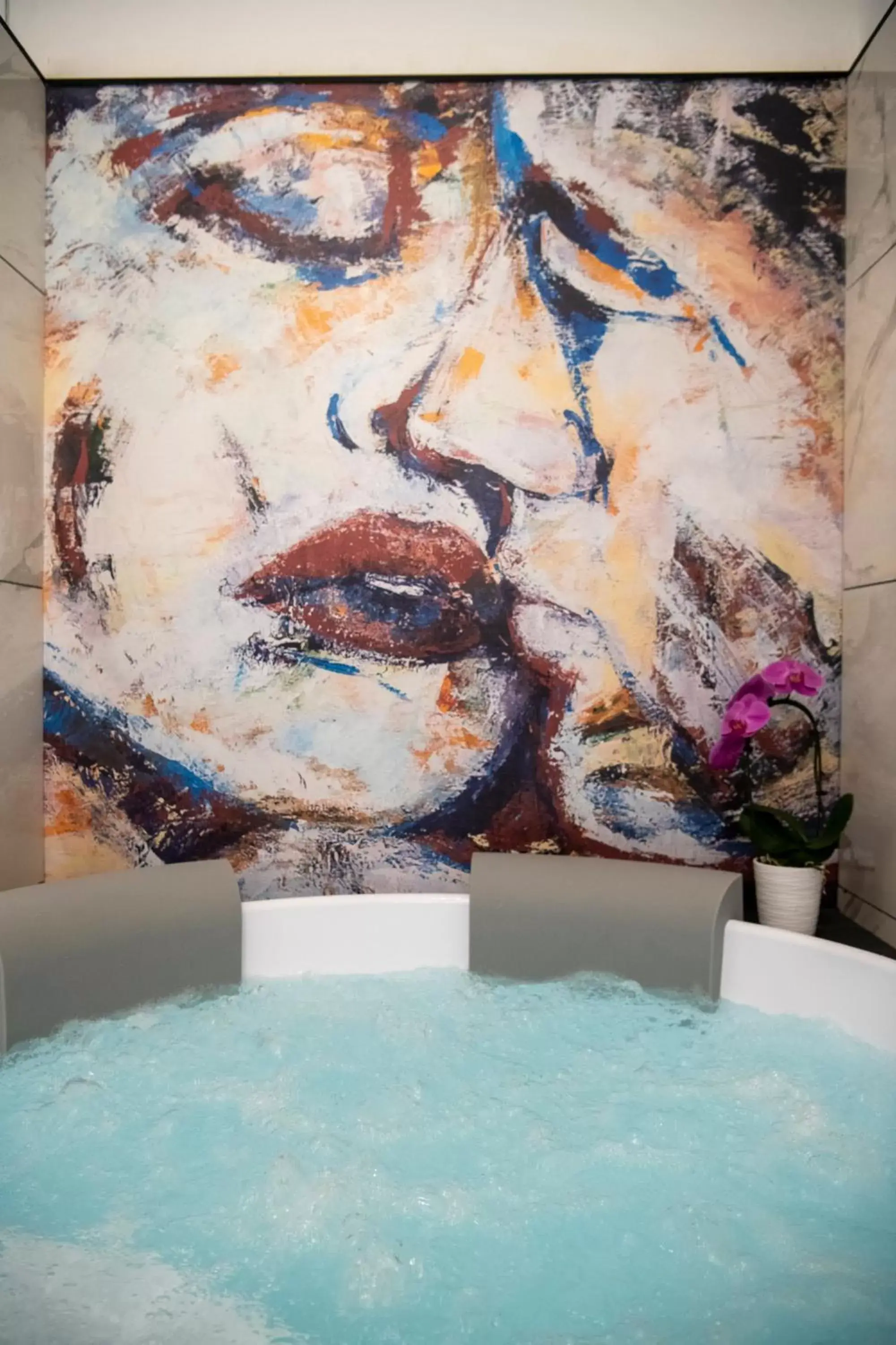 Bed in Positano Art Hotel Pasitea Bed in Positano Art Hotel Pasitea