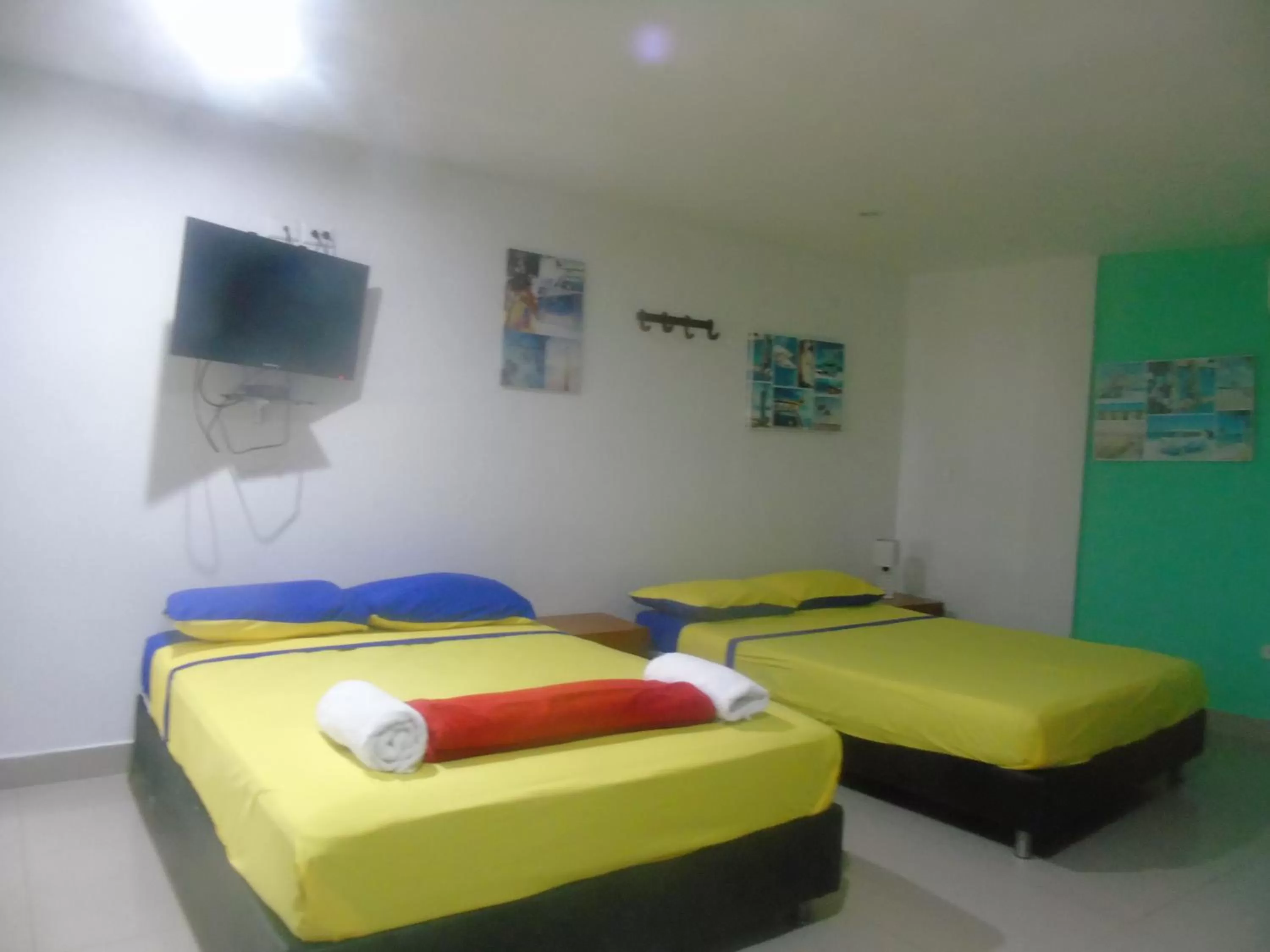 Bedroom, Bed in Posada Miss Joyce House