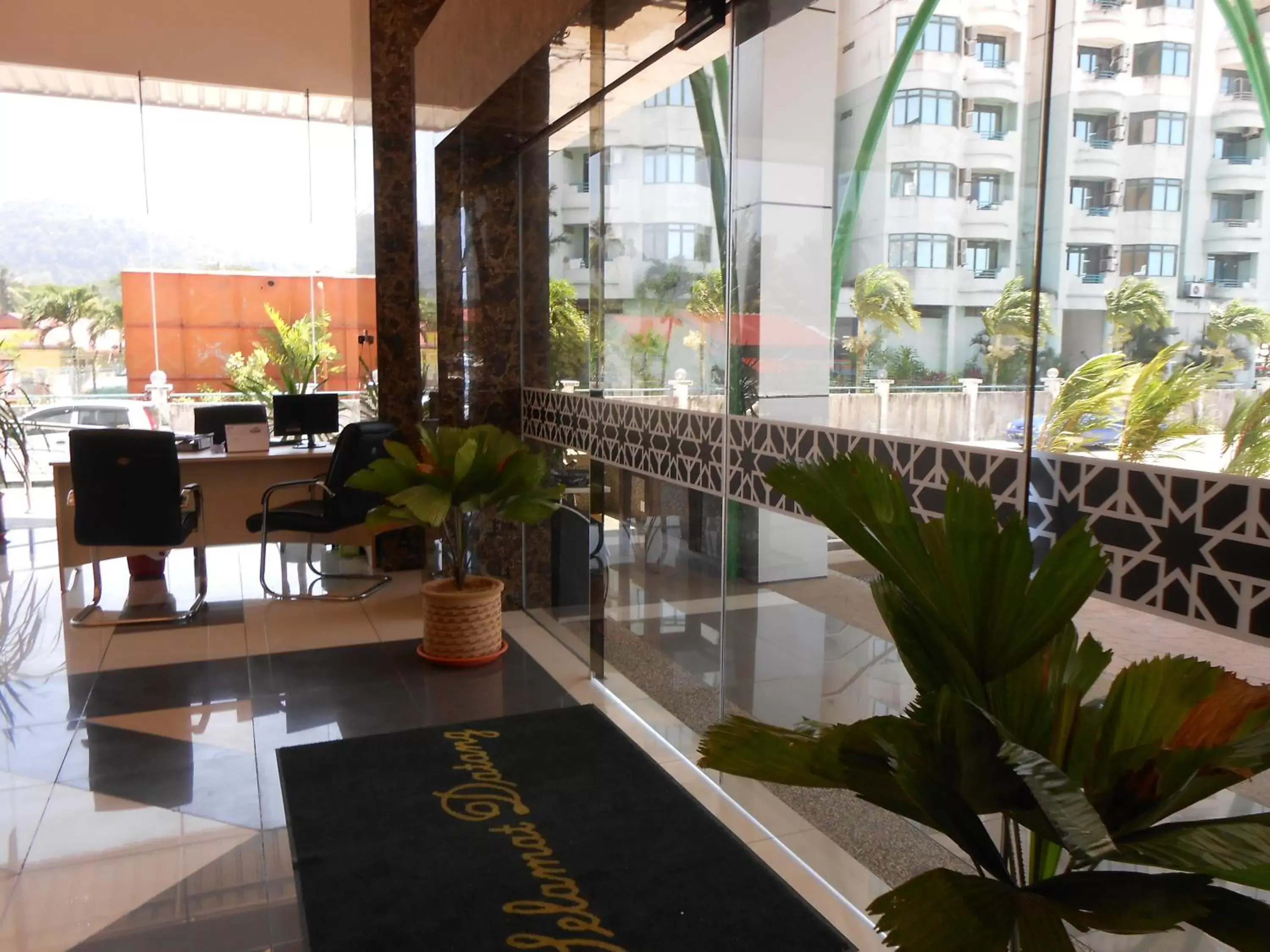 Lobby or reception in HIG Hotel