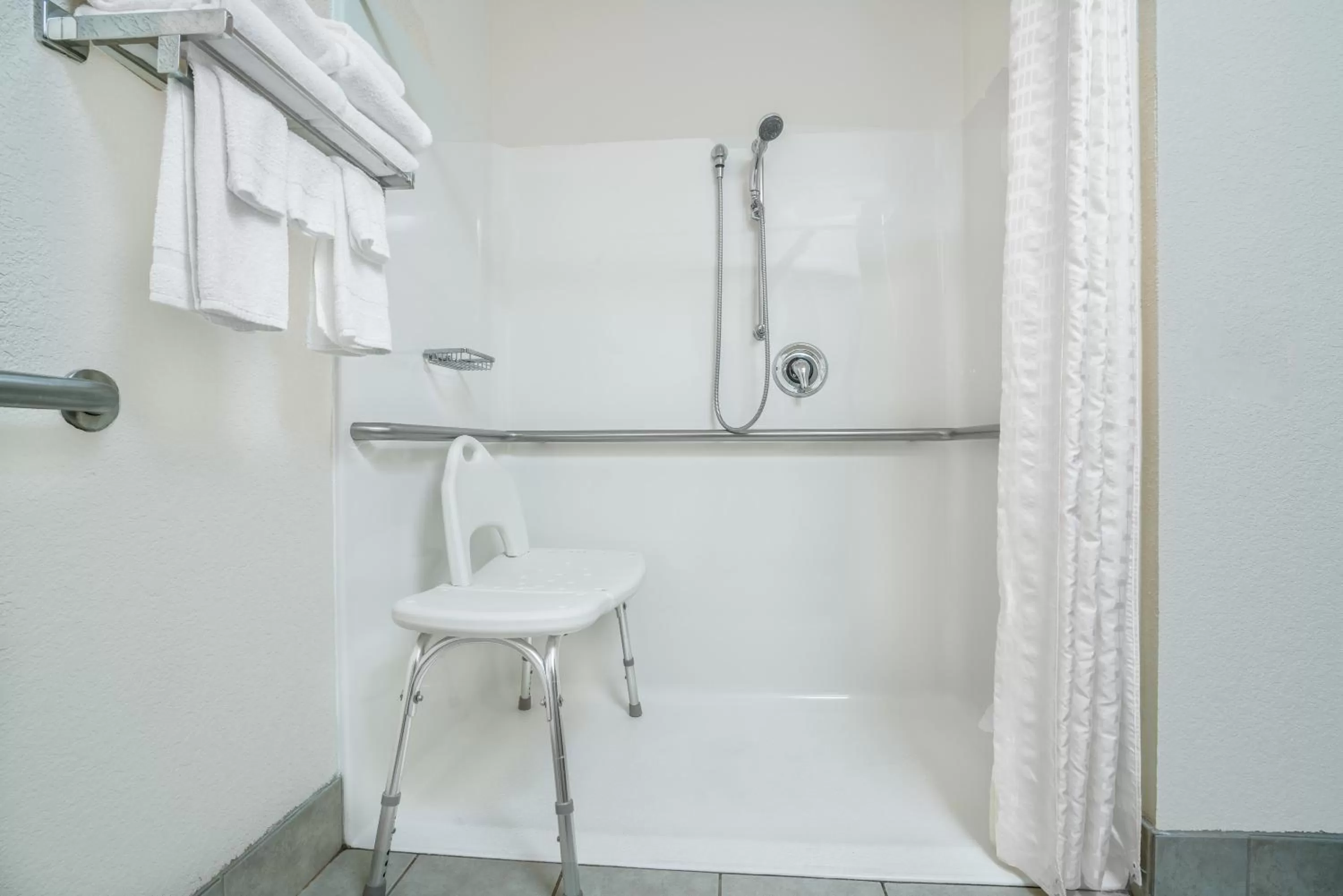 Shower in Microtel Inn & Suites Tomah