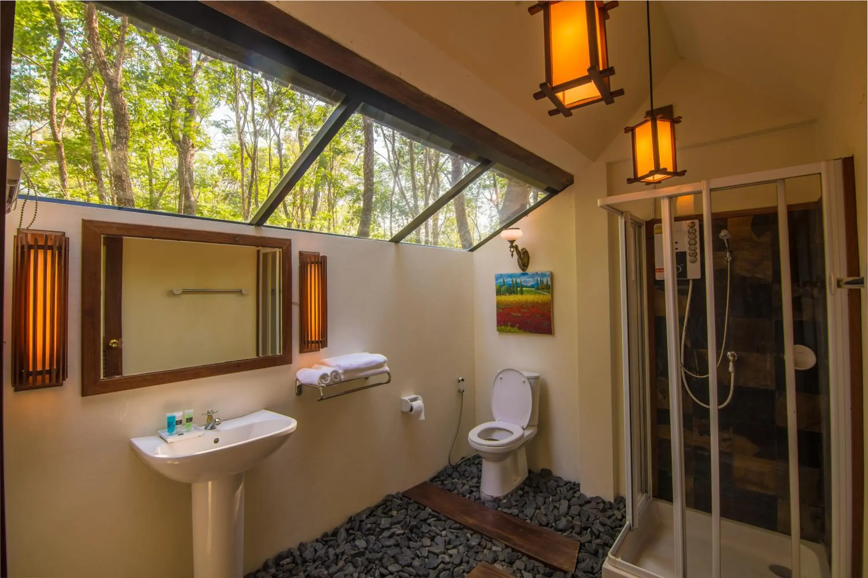 Bathroom in Teakwood villa