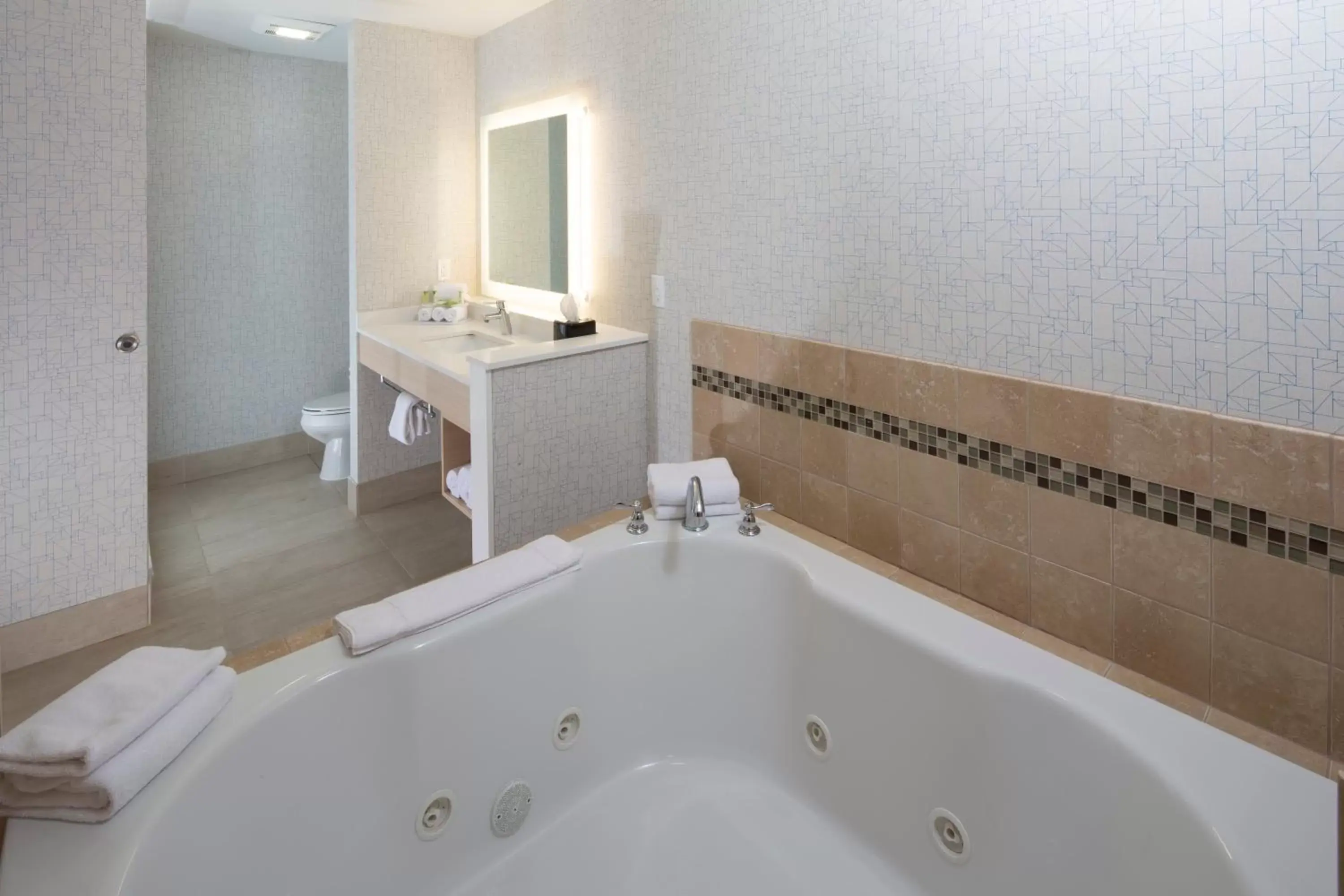 Bedroom, Bathroom in Holiday Inn Express & Suites - Gaylord, an IHG Hotel