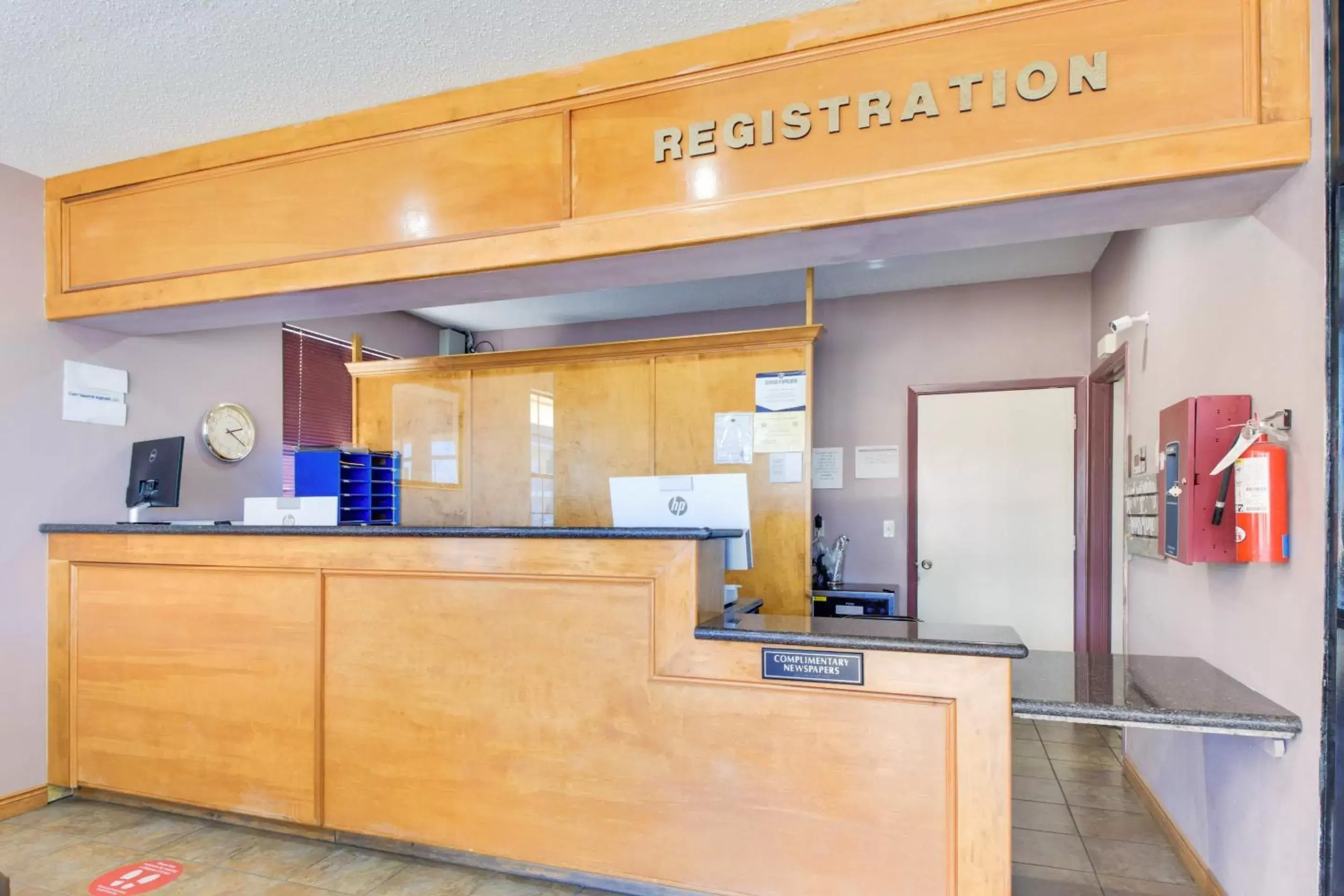 Lobby or reception in OYO Hotel Ingleside TX