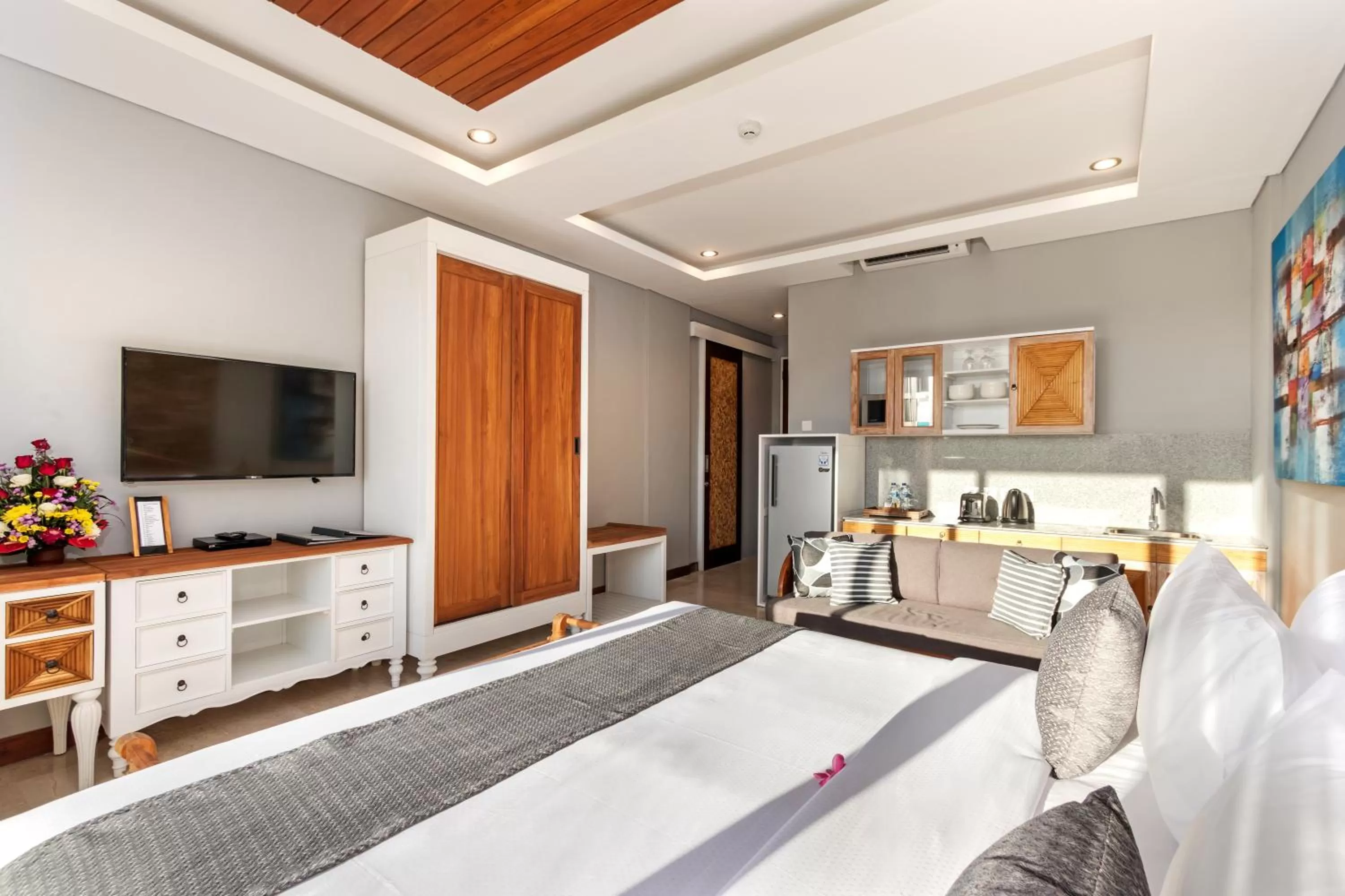 TV and multimedia, Bed in Wadari Retreat Villa Ubud