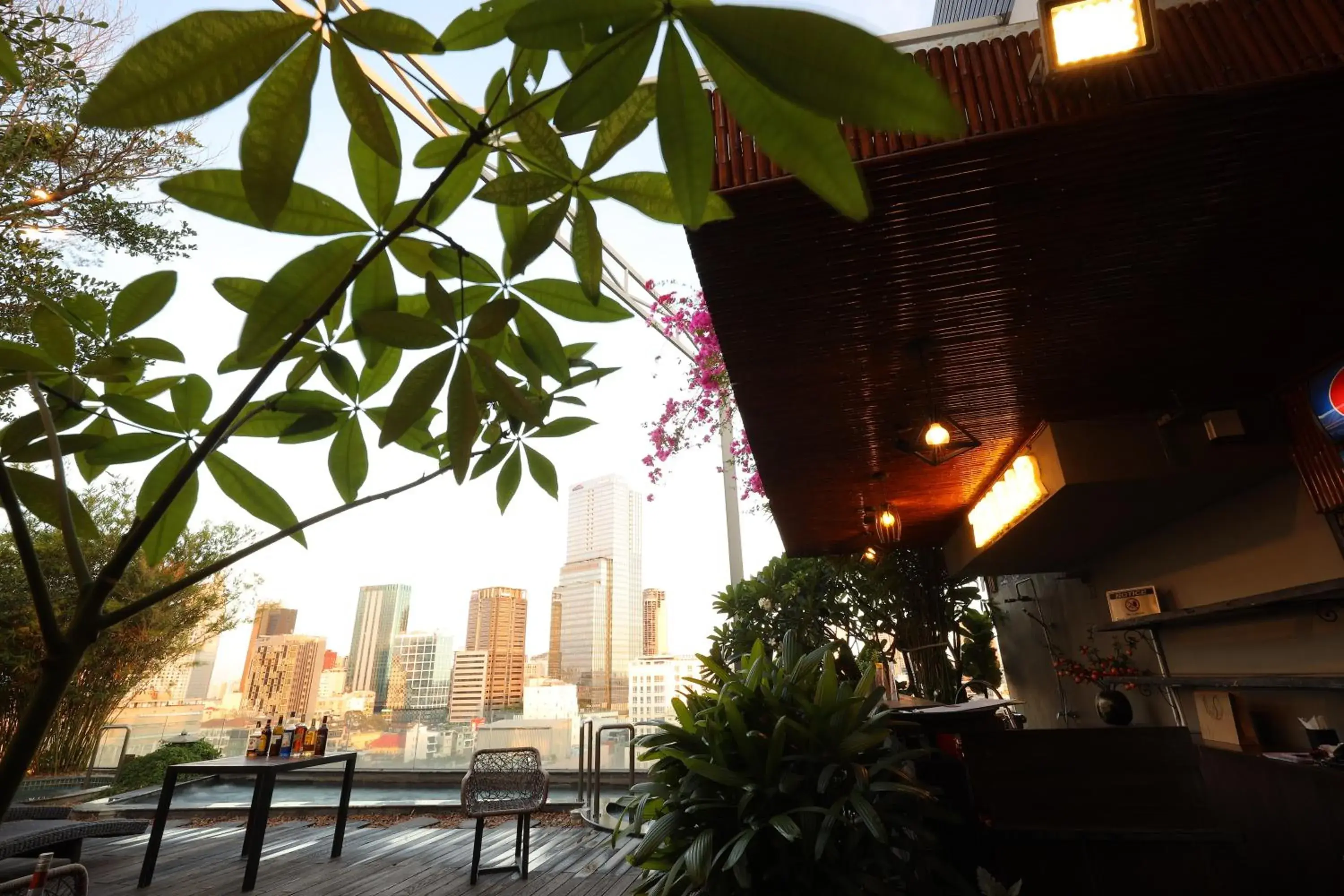 Patio, Property Building in Cochin Zen Hotel