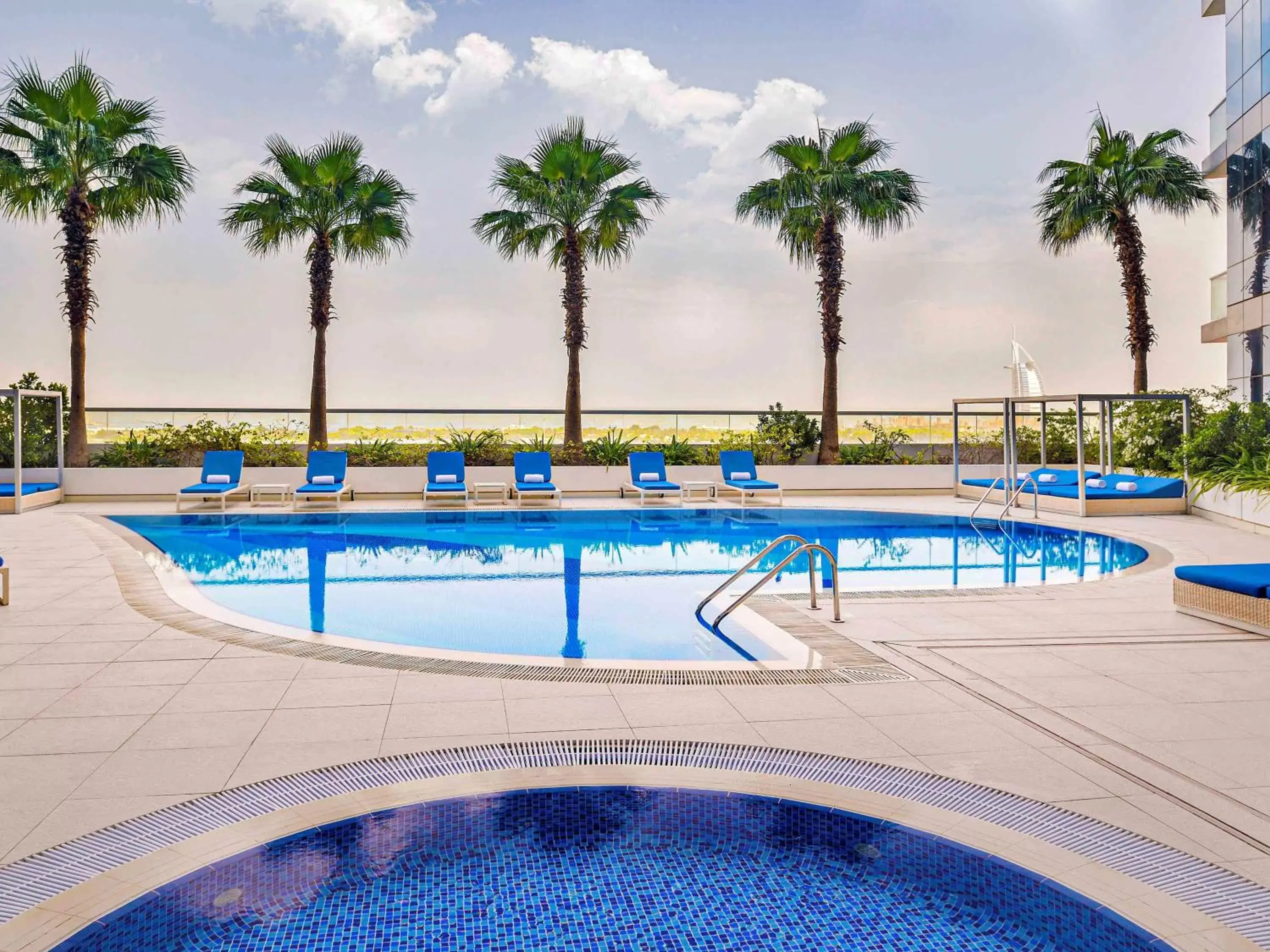 Property building, Swimming Pool in Adagio Premium Dubai Al Barsha