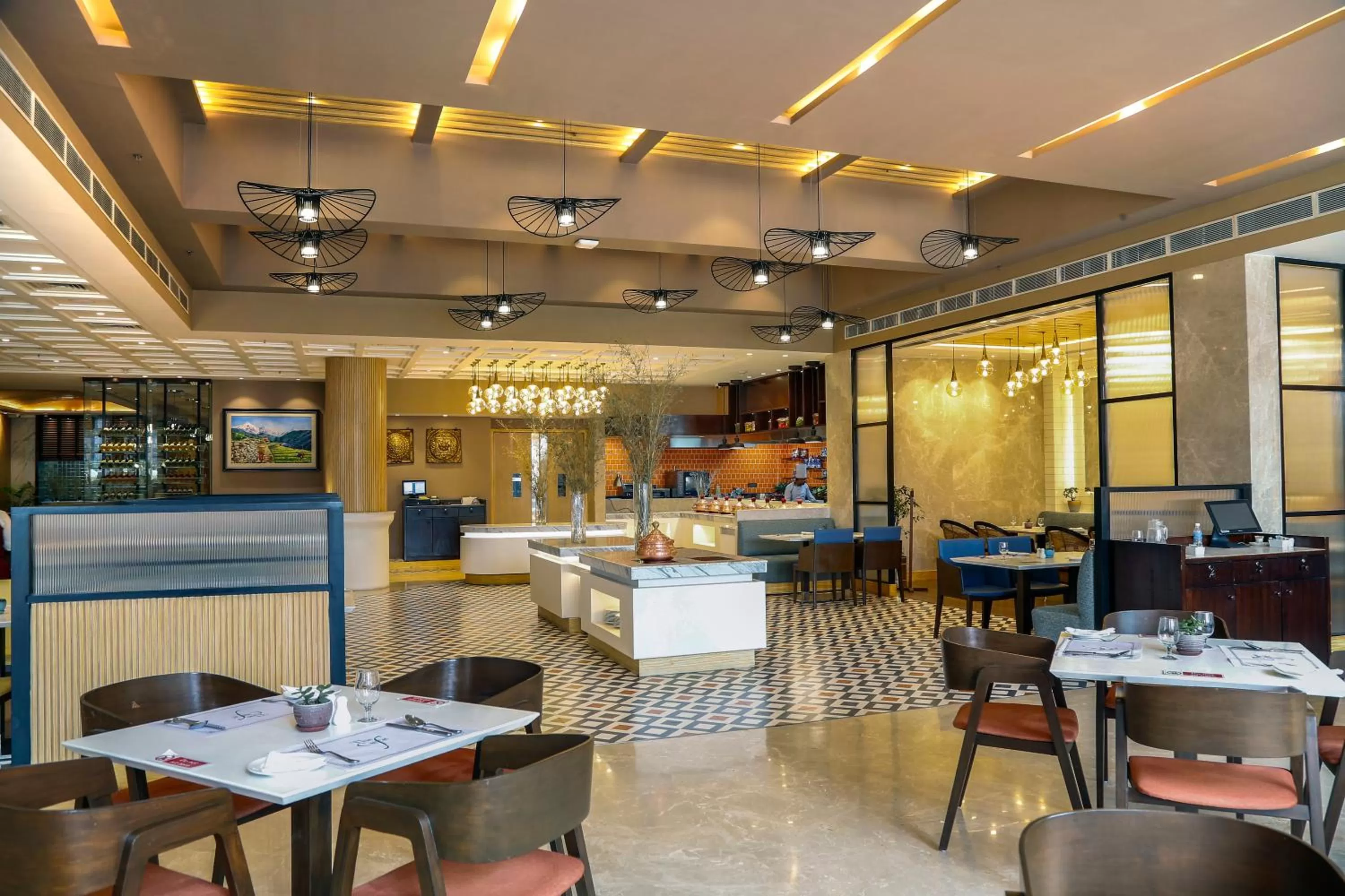 Restaurant/places to eat in The Everest Hotel