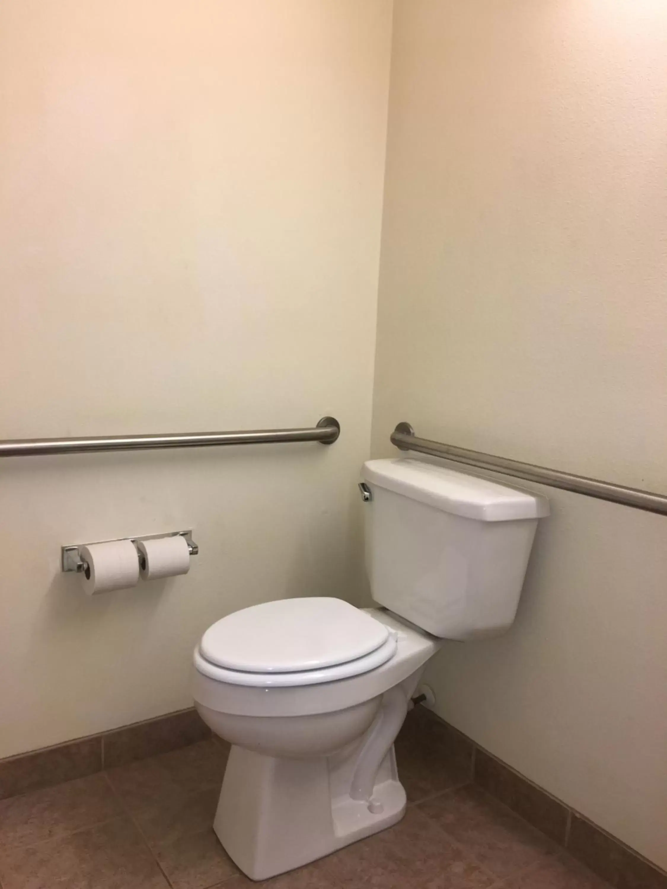 Toilet, Bathroom in Microtel Inn & Suites by Wyndham Indianapolis Airport