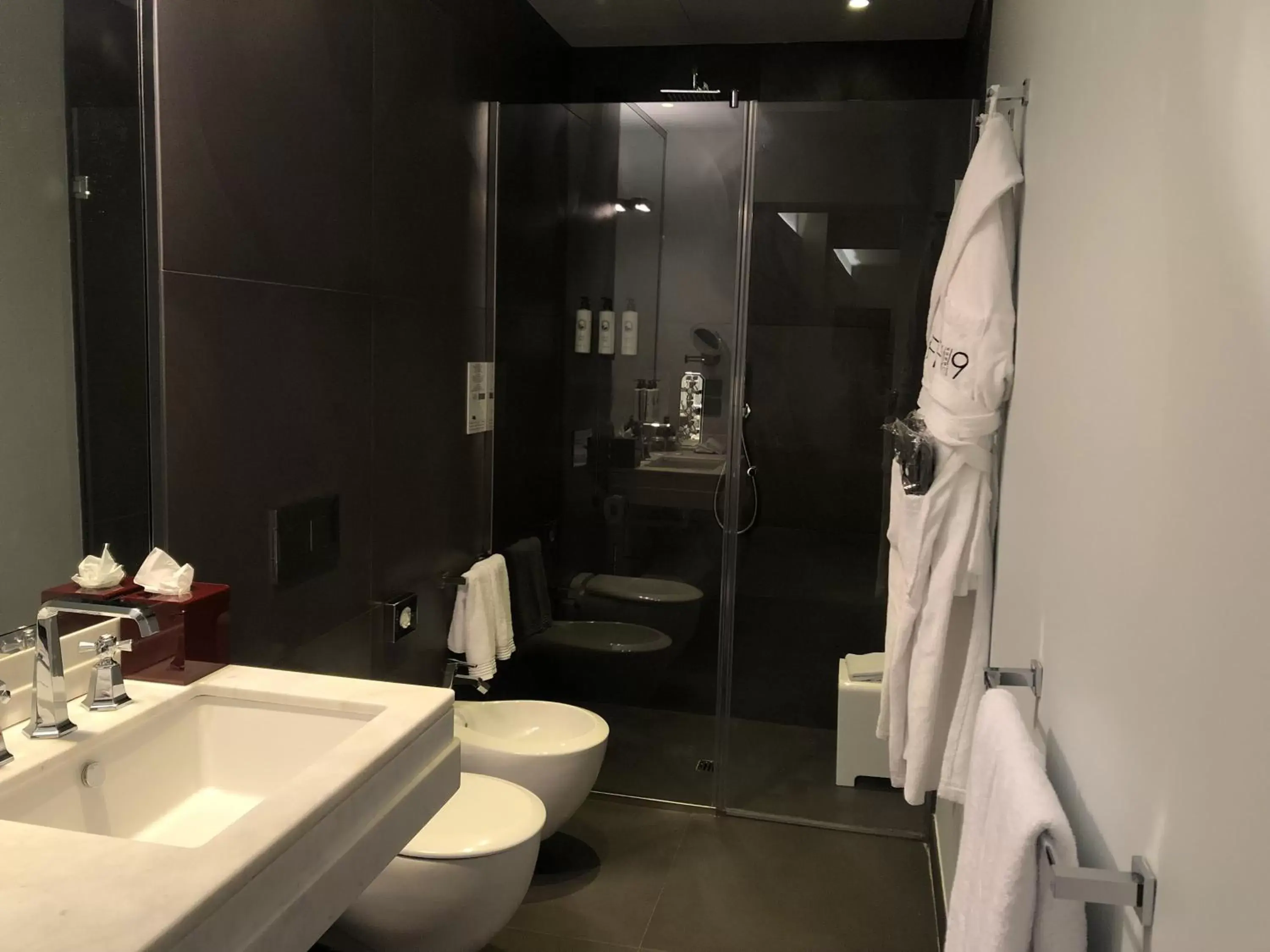 Toilet, Bathroom in Hotel Firenze Number Nine