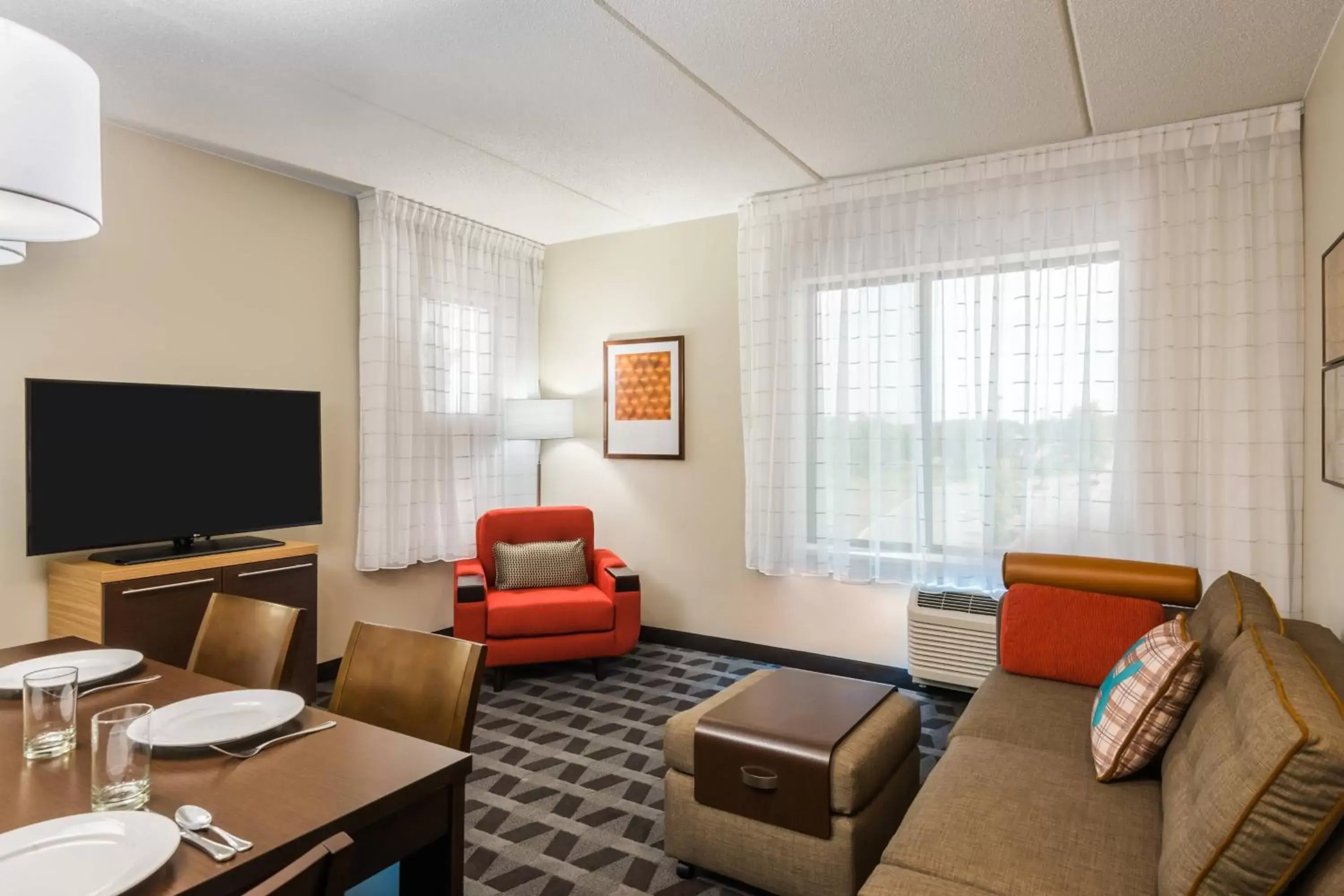 Living room, Seating Area in TownePlace Suites by Marriott Latham Albany Airport