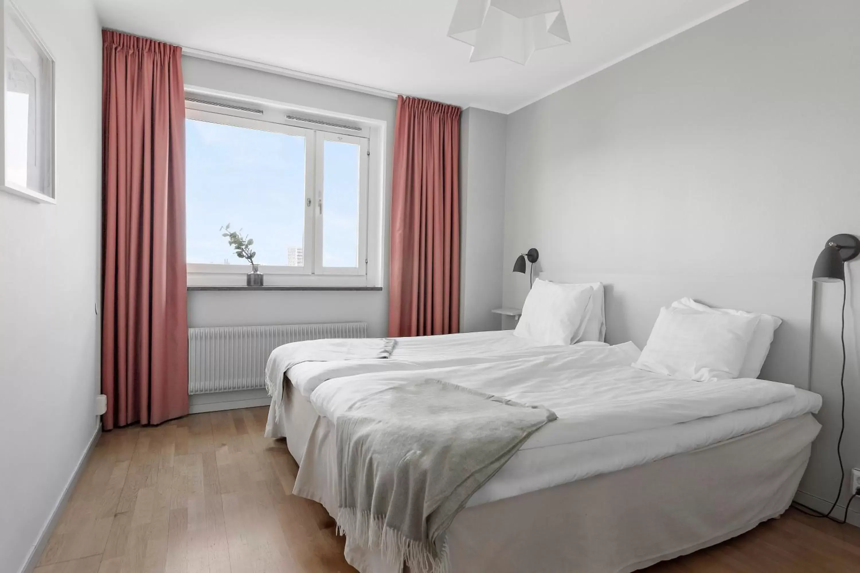 Bedroom, Bed in Forenom Aparthotel Stockholm Alvik