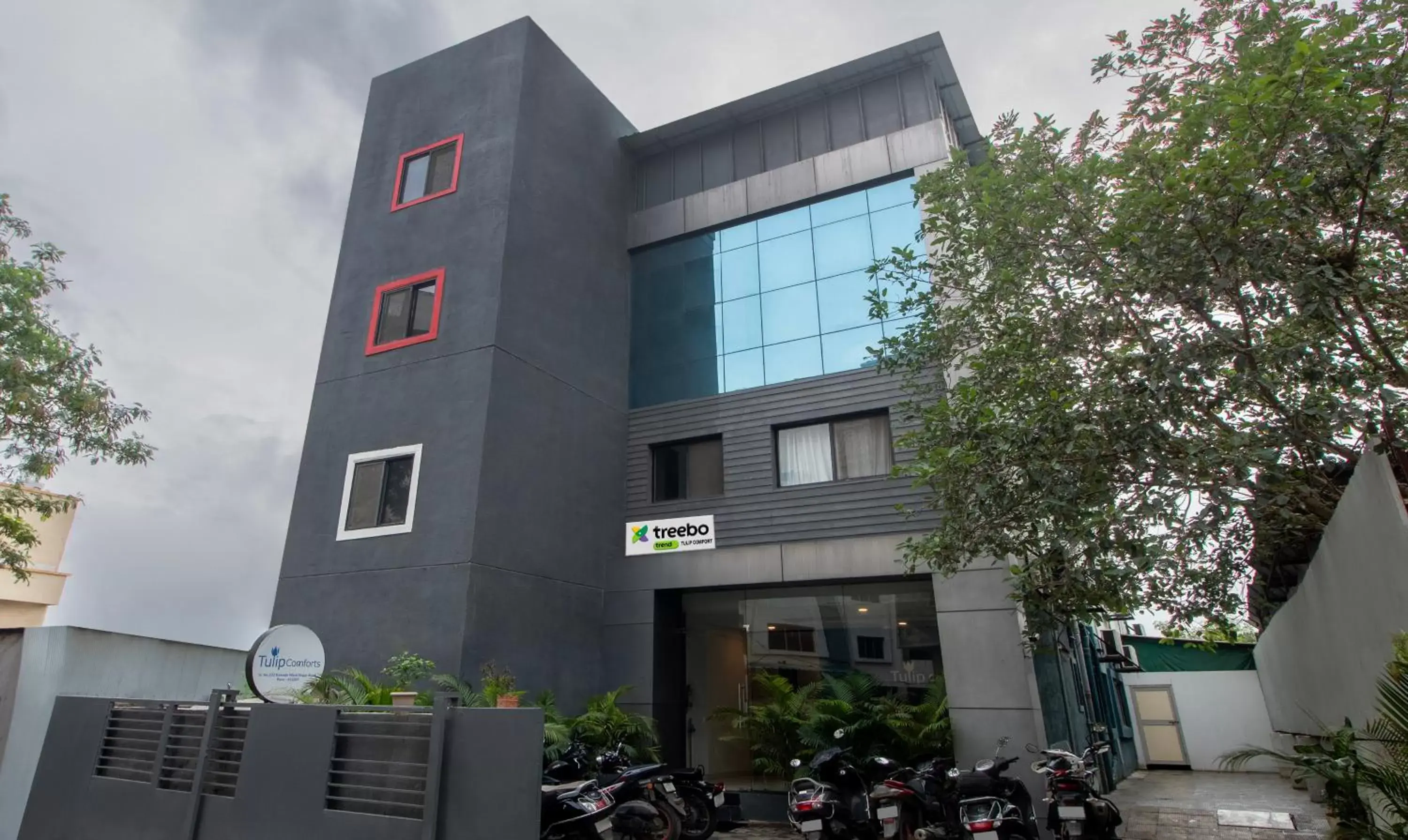 Facade/entrance in Treebo Tulip Comfort Facade/entrance in Treebo Tulip Comfort