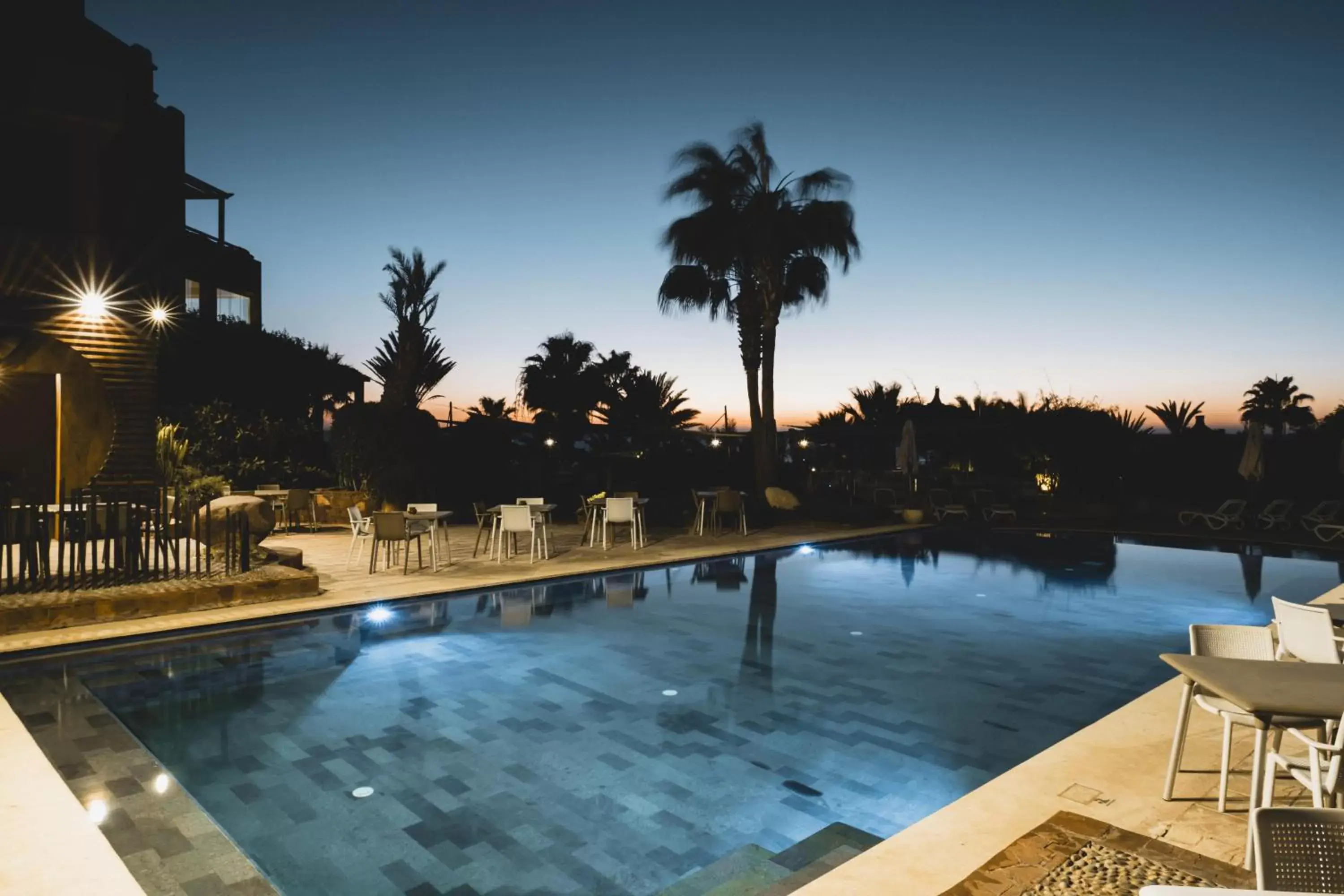 Swimming Pool in Paradis Plage Surf Yoga & Spa