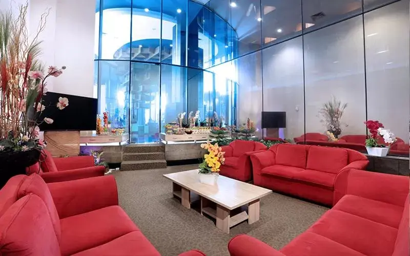 Lounge or bar, Lobby/Reception in ASTON Palembang Hotel & Conference Centre