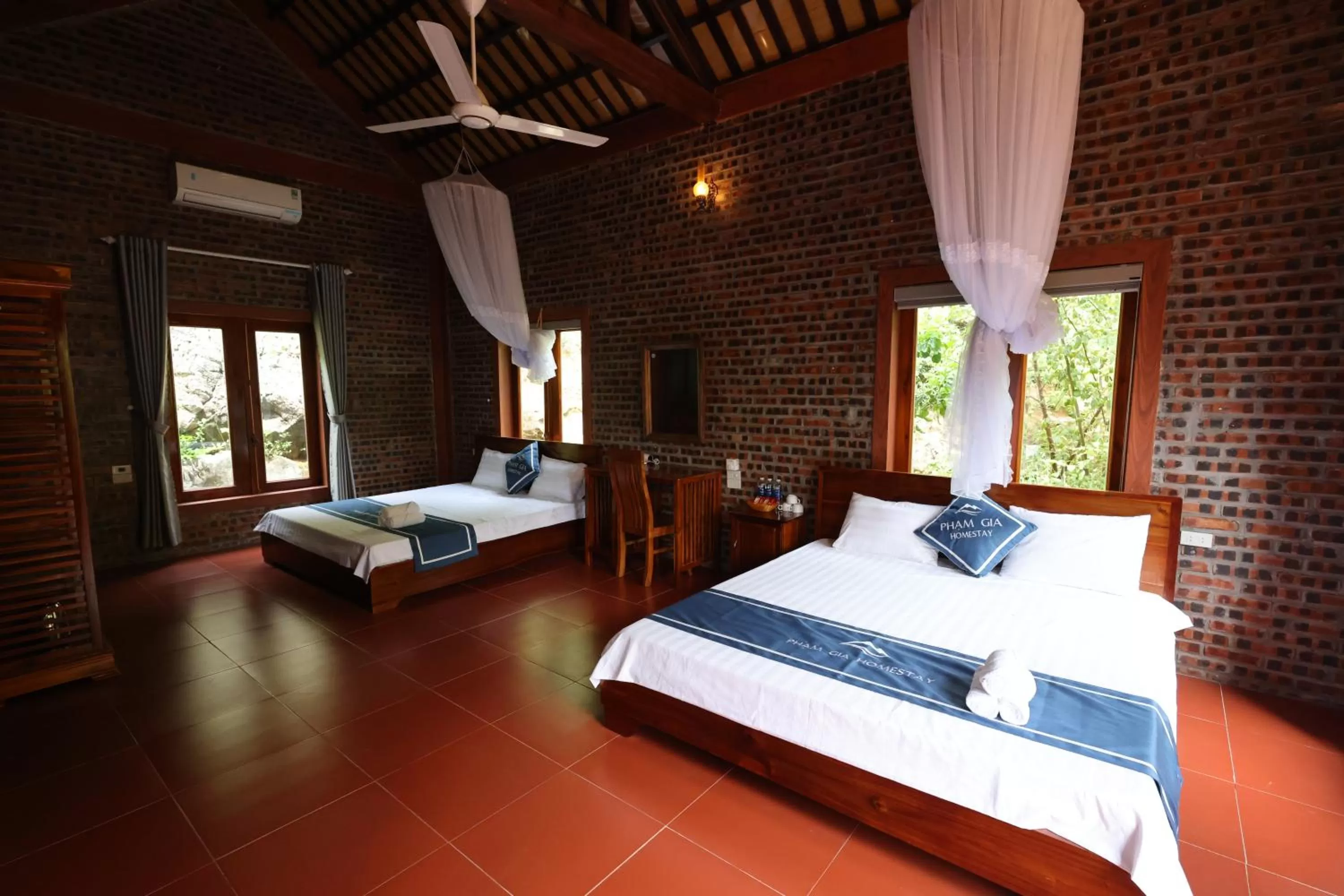 Photo of the whole room, Bed in Phạm Gia Homestay Ecogarden