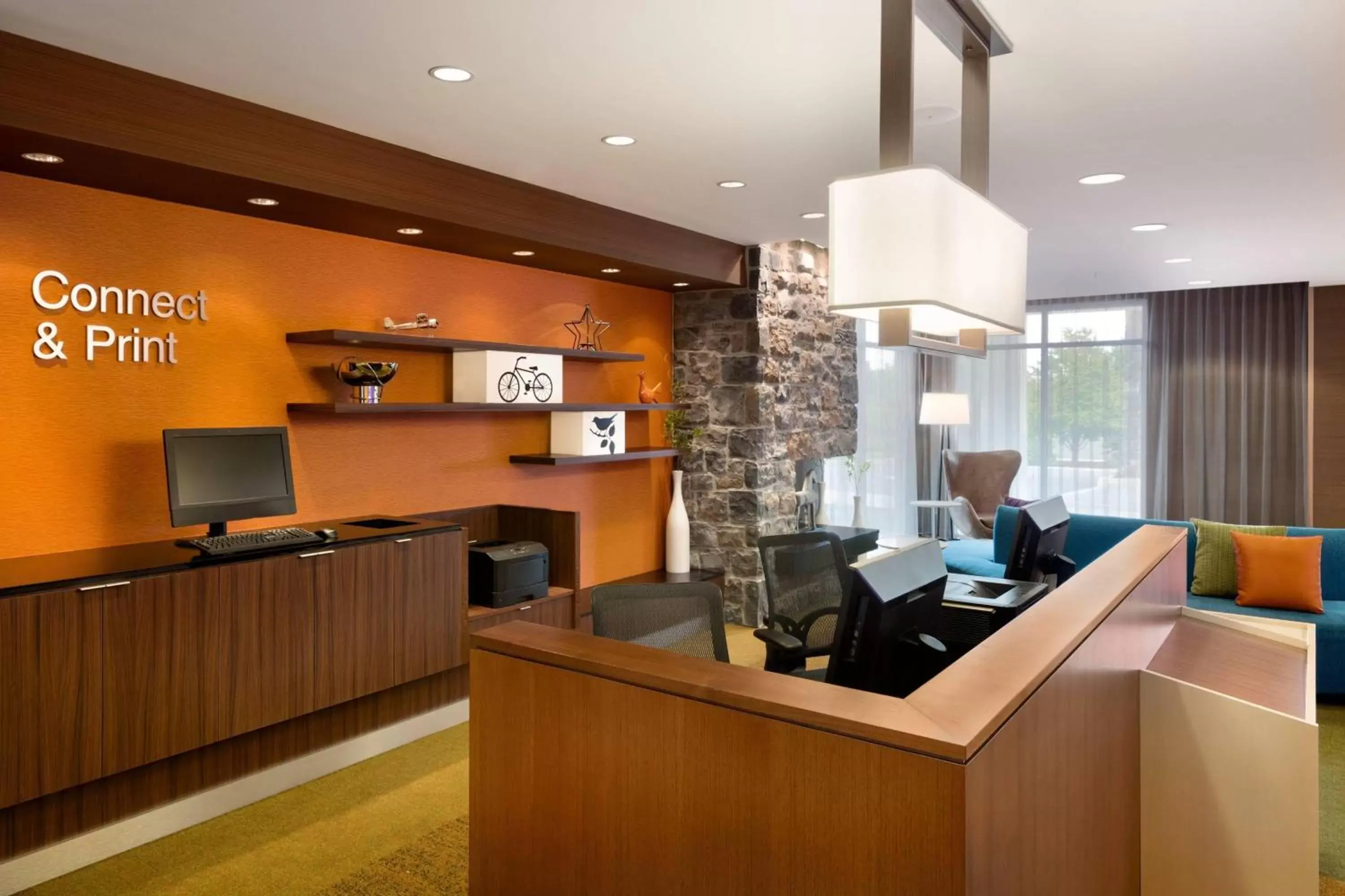 Business facilities, Lobby/Reception in Fairfield Inn & Suites by Marriott Lancaster East at The Outlets