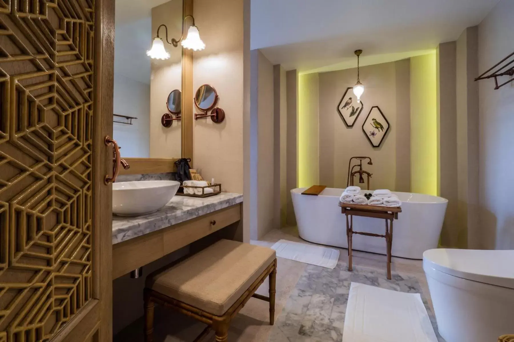 Bathroom in Devasom Khao Lak Beach Resort & Villas