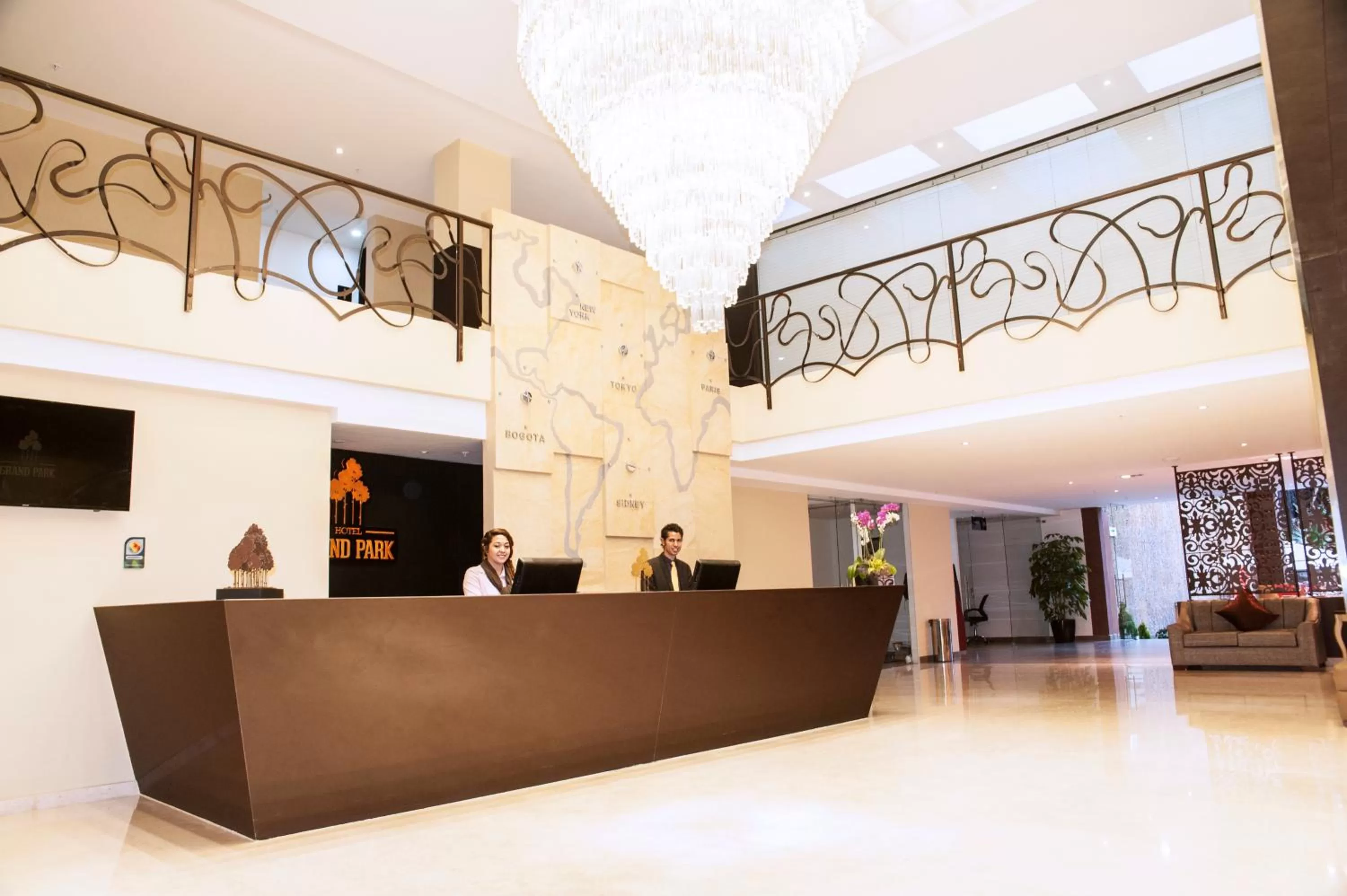 Lobby or reception in Hotel Grand Park