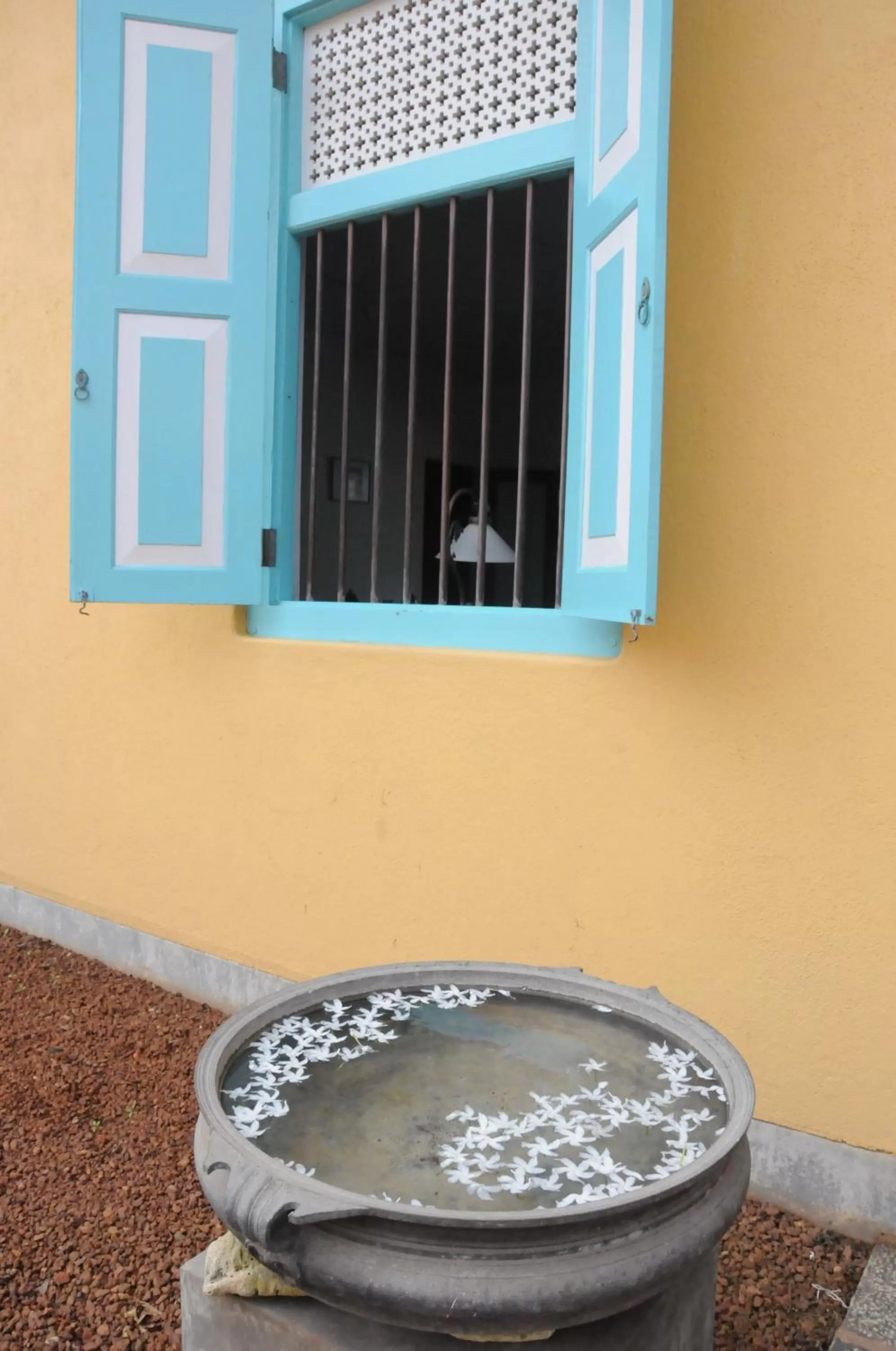 Facade/entrance in Villa Atulya at Ocean's edge