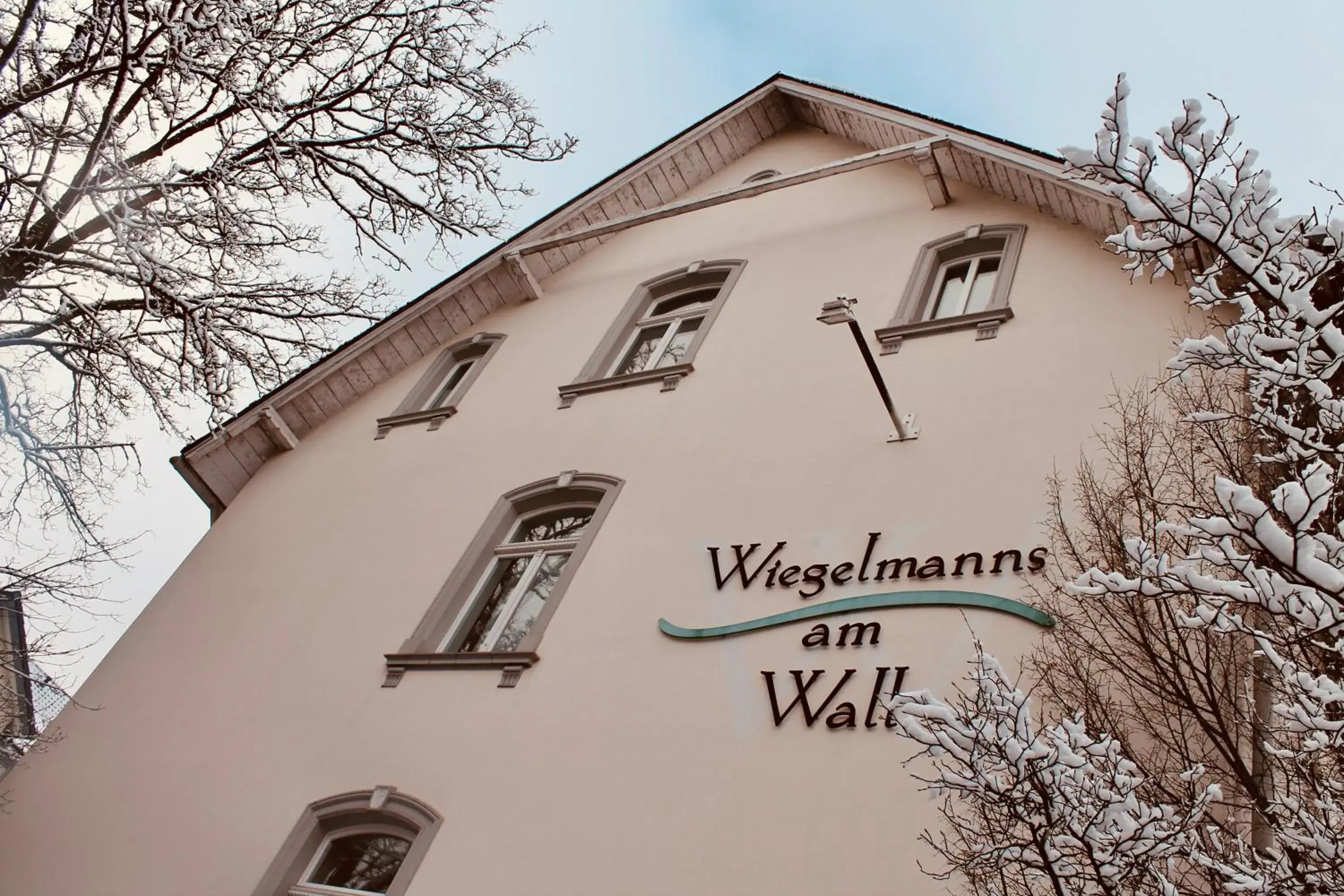 Property building, Winter in Hotel am Wallgraben