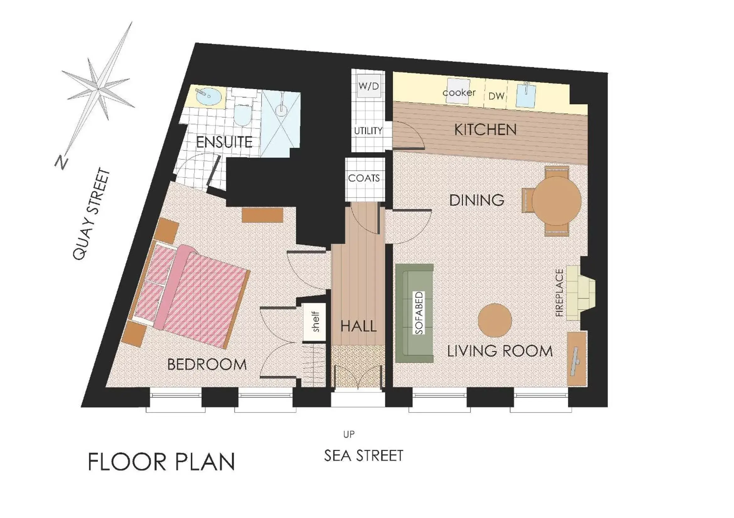 Floor Plan in One Holyrood Hotel & Cafe