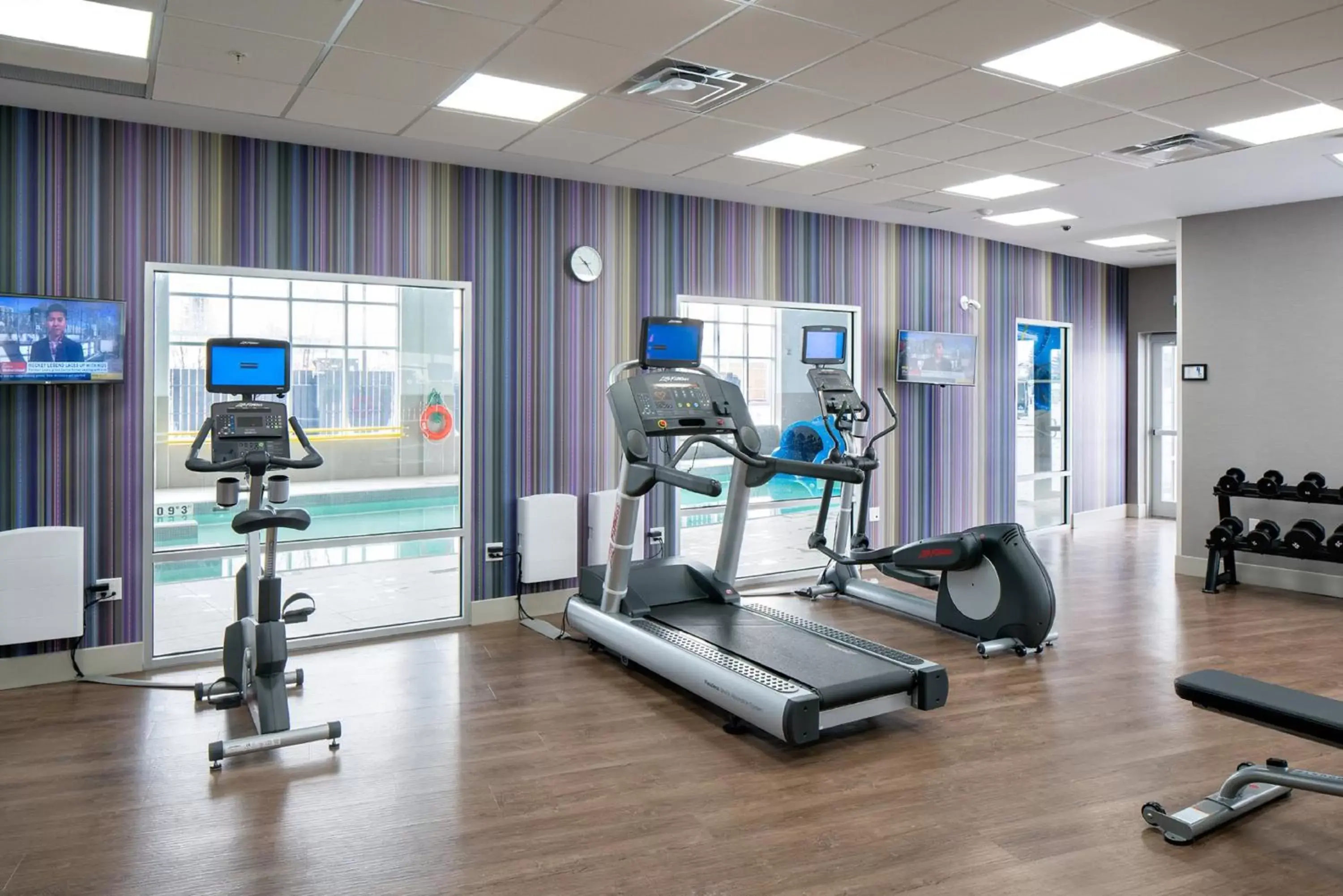 Fitness centre/facilities, Fitness Center/Facilities in Holiday Inn Express - Red Deer North, an IHG Hotel