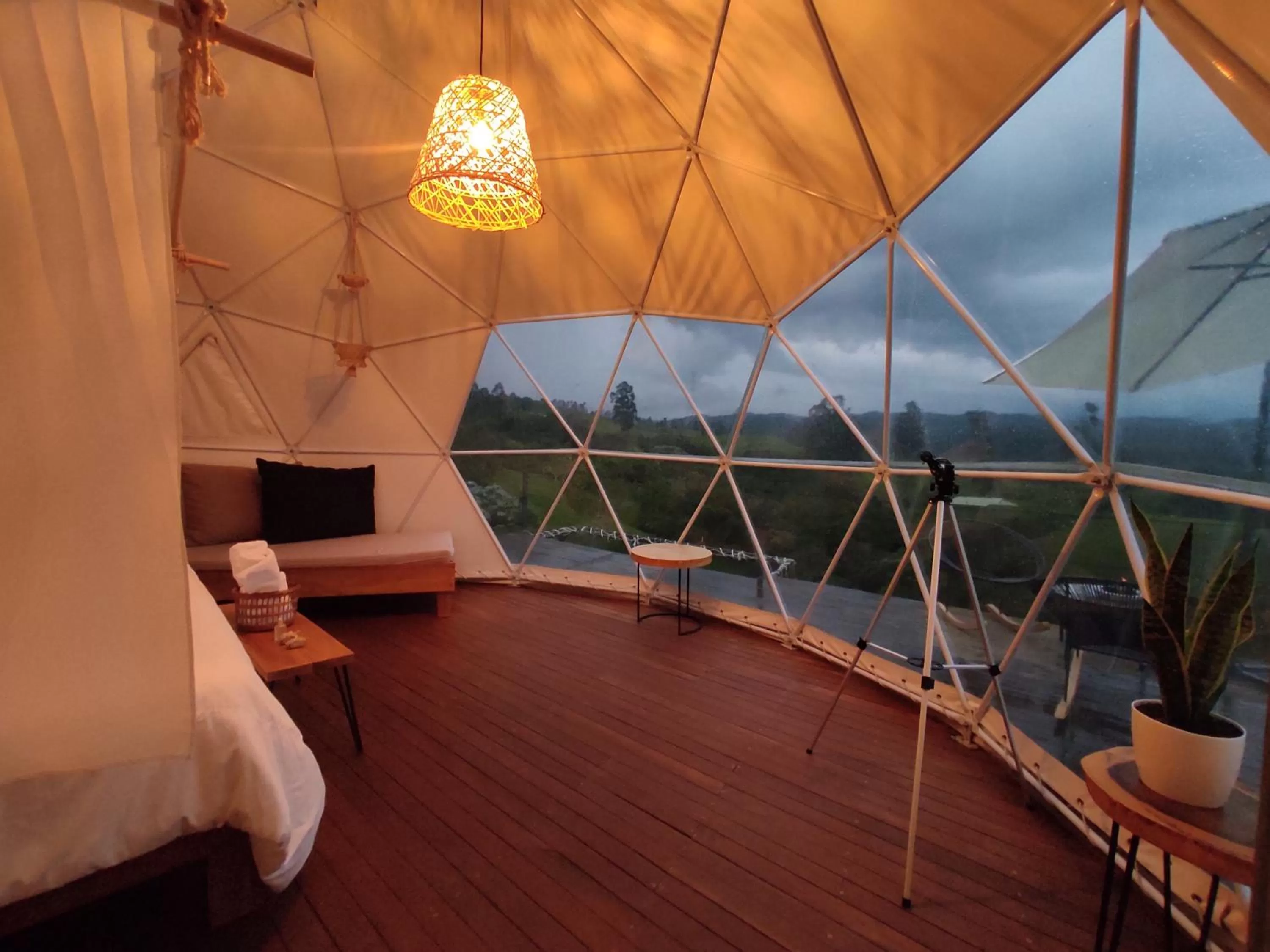 Photo of the whole room in Ecohotel Monte Tierra Habitaciones y Glamping