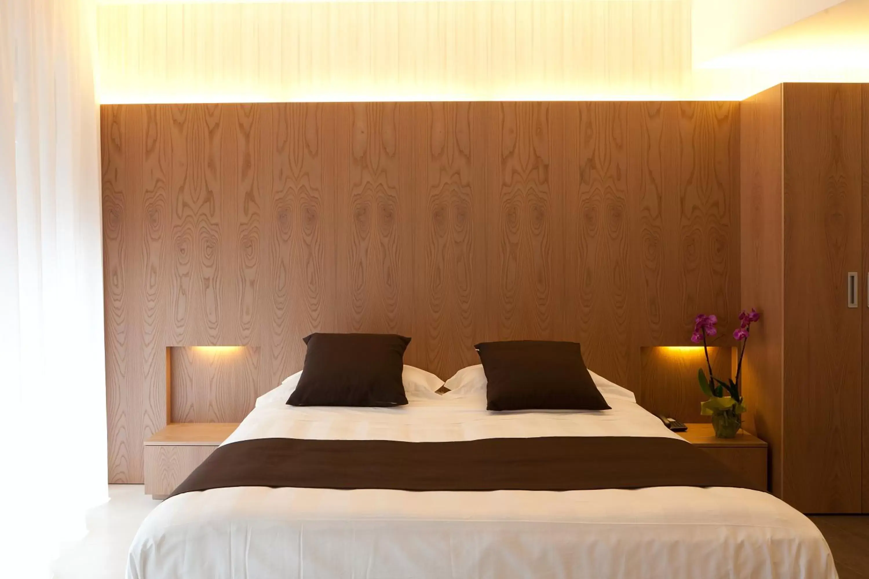 Bed in Eolian Milazzo Hotel