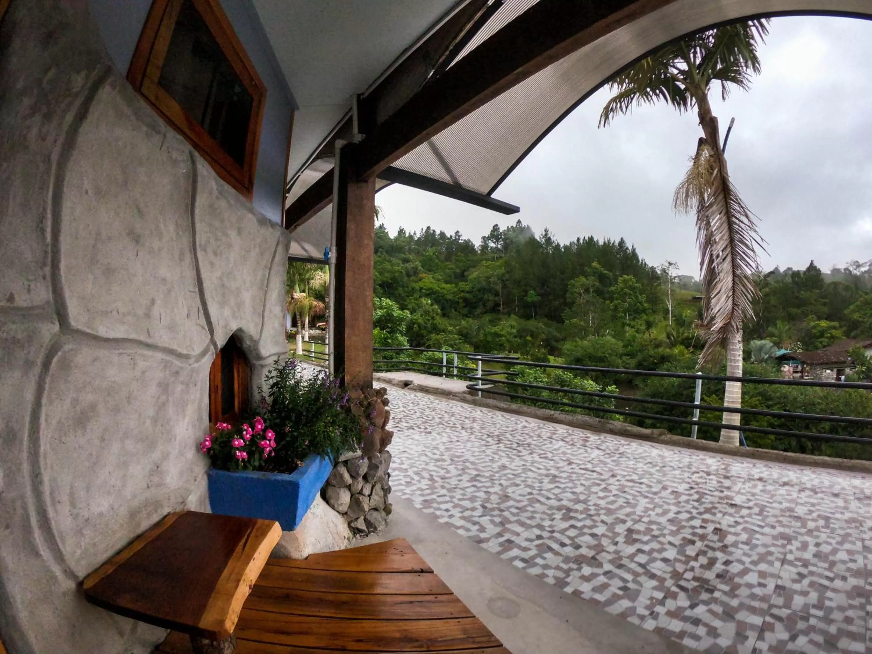 Patio in Hotel Hacienda Don Paolo